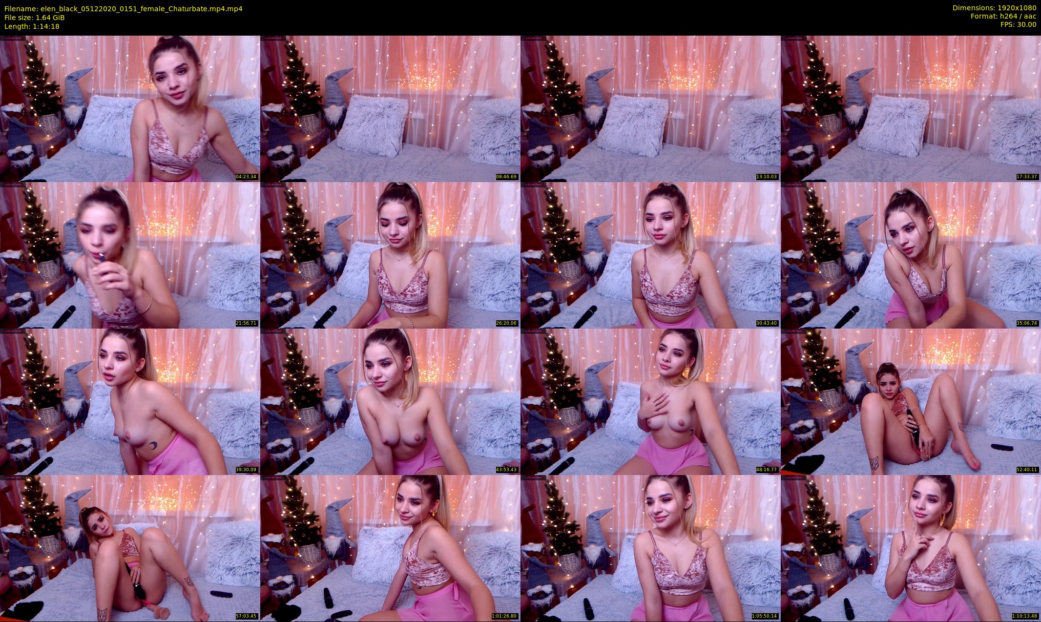 elen_black — 75 minute Chaturbate female cam show recording, 1080p, Dec 5, 2020