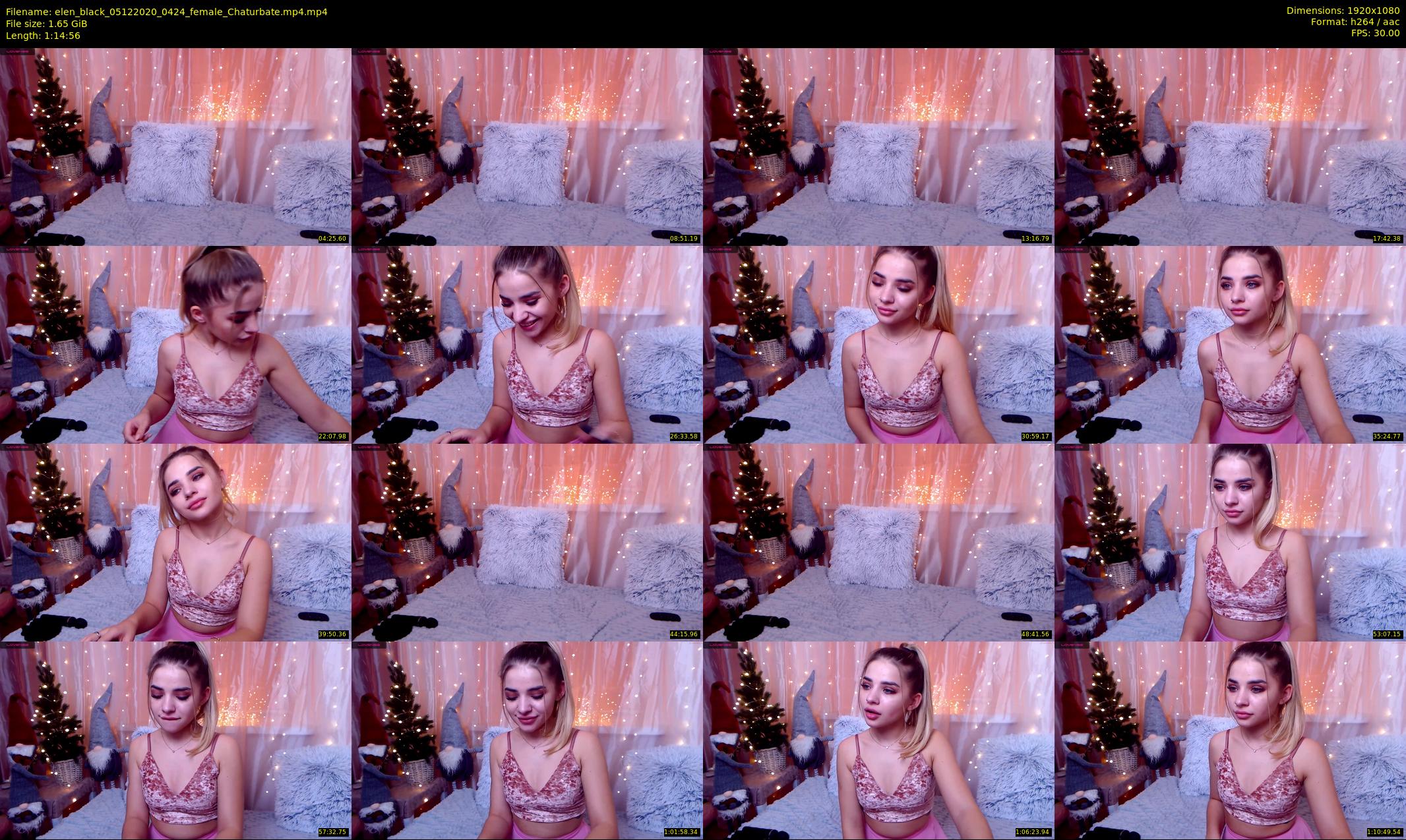 elen_black — 75 minute Chaturbate female cam show recording, 1080p, Dec 5, 2020