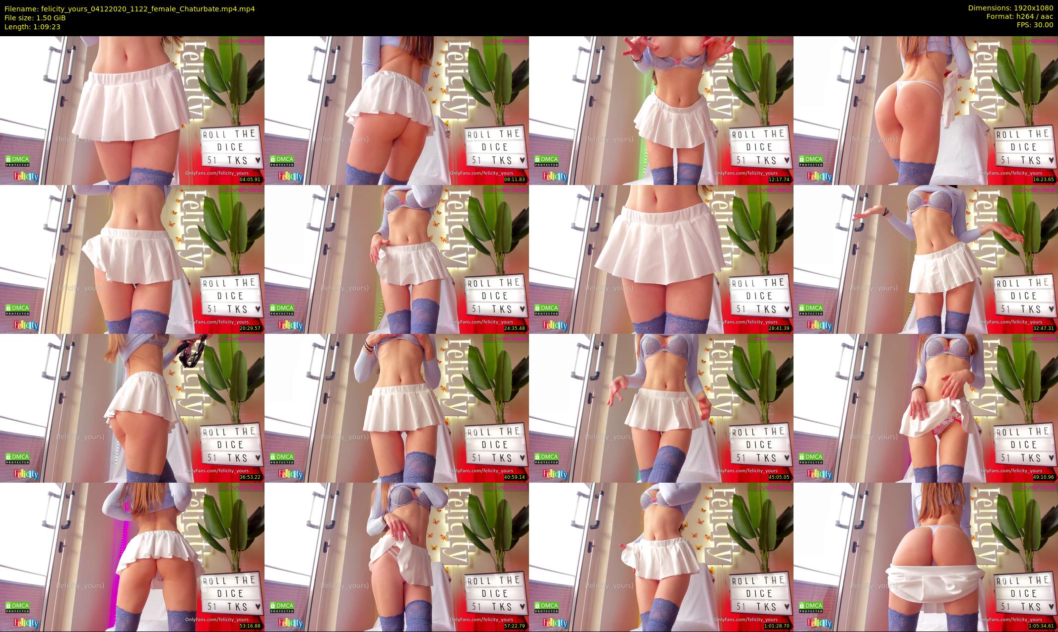 felicity_yours — 70 minute Chaturbate female cam show recording, 1080p, Dec 4, 2020