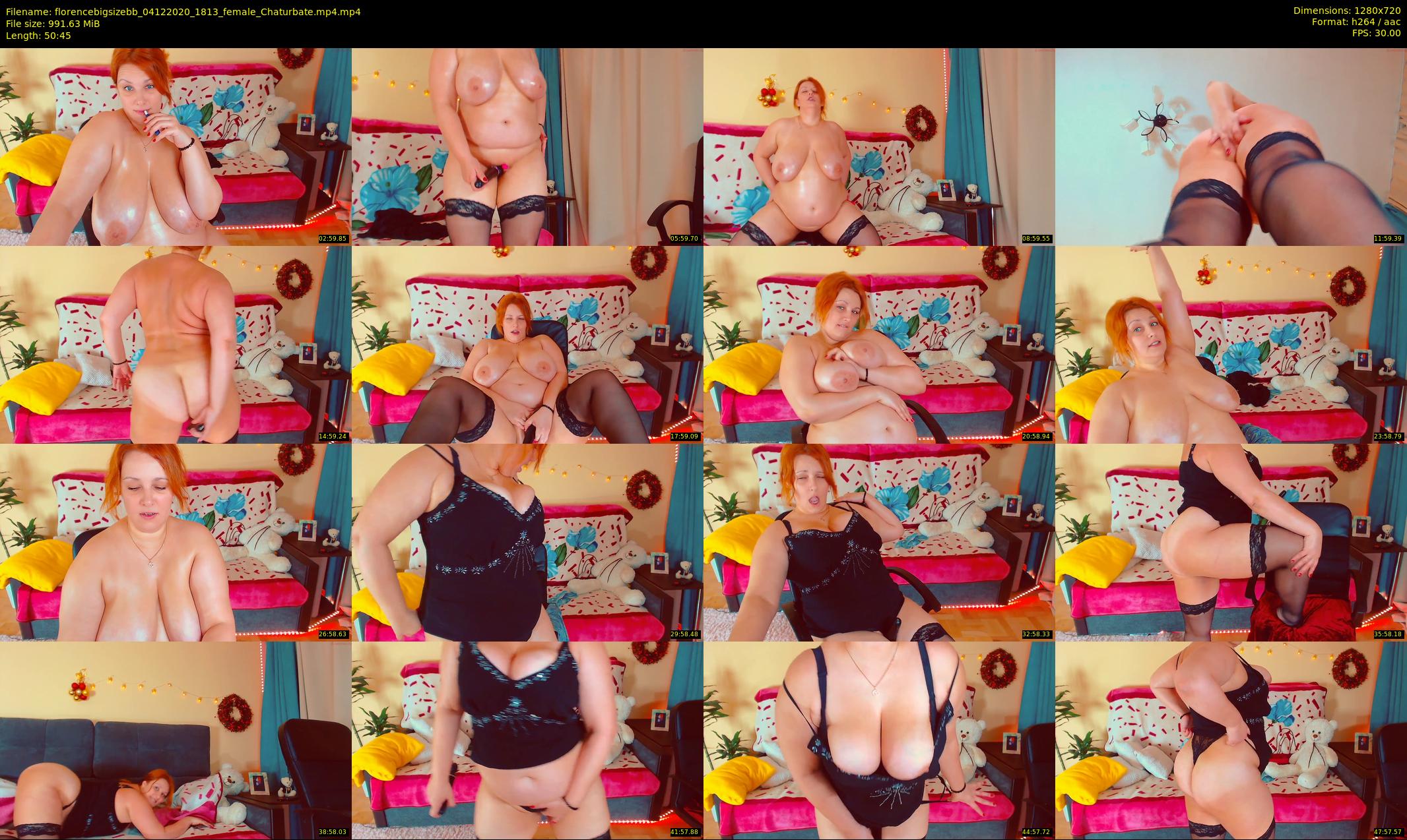 florencebigsizebb — 51 minute Chaturbate female cam show recording, 720p, Dec 4, 2020
