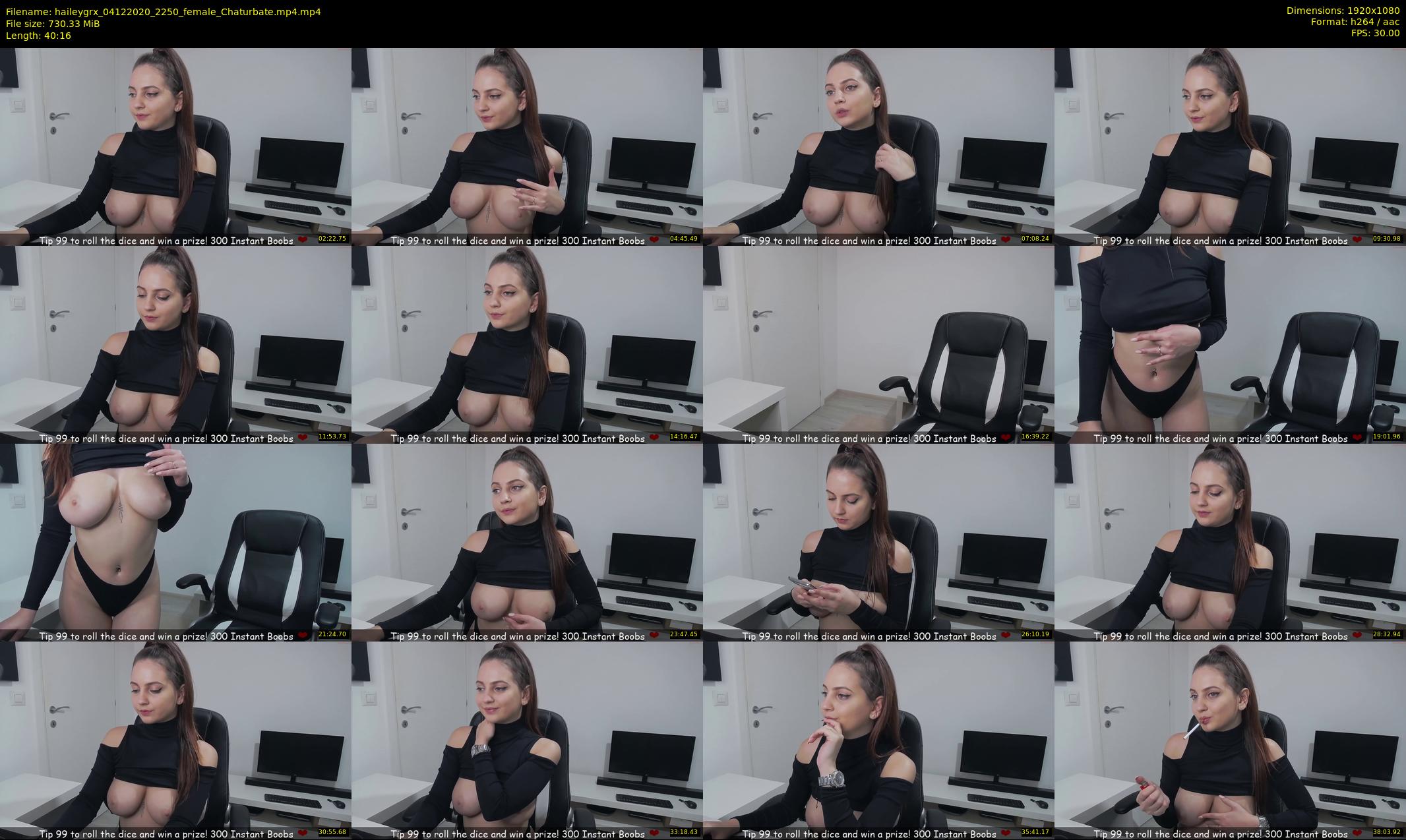 haileygrx — 41 minute Chaturbate female cam show recording, 1080p, Dec 4, 2020