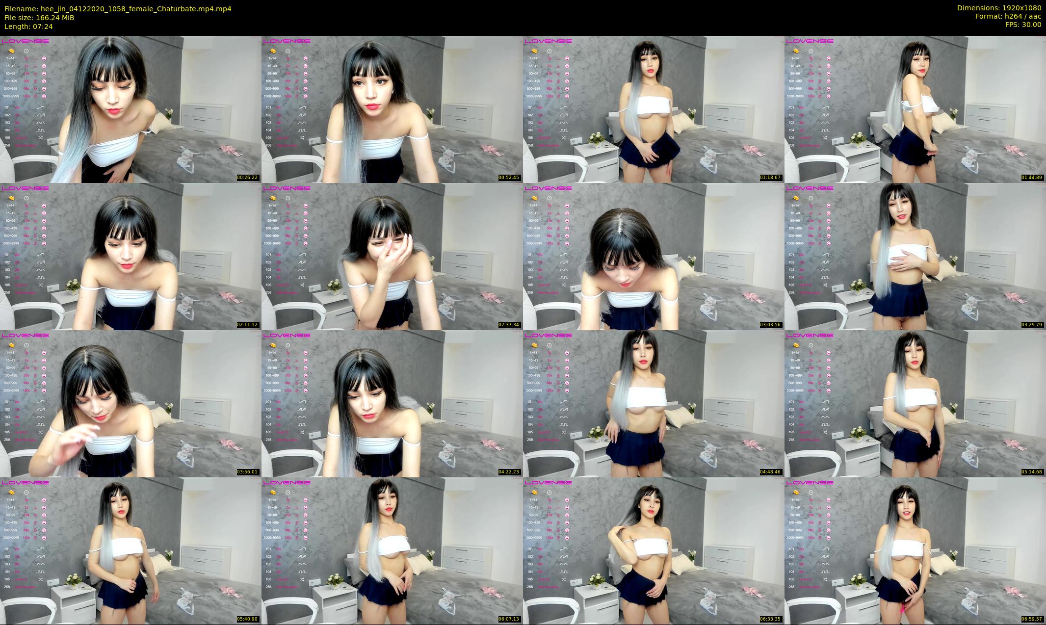 hee_jin — 8 minute Chaturbate female cam show recording, 1080p, Dec 4, 2020