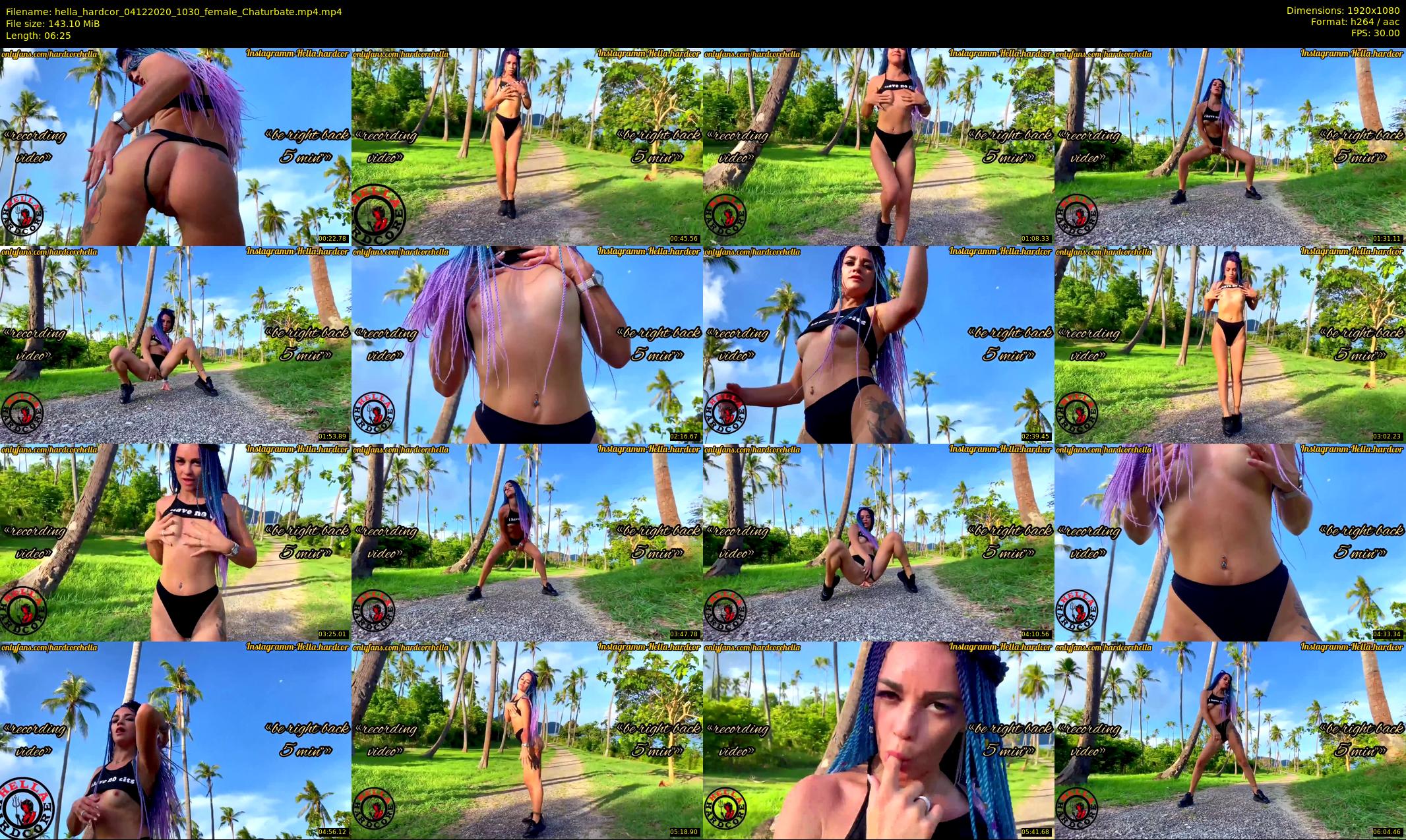 hella_hardcor — 7 minute Chaturbate female cam show recording, 1080p, Dec 4, 2020