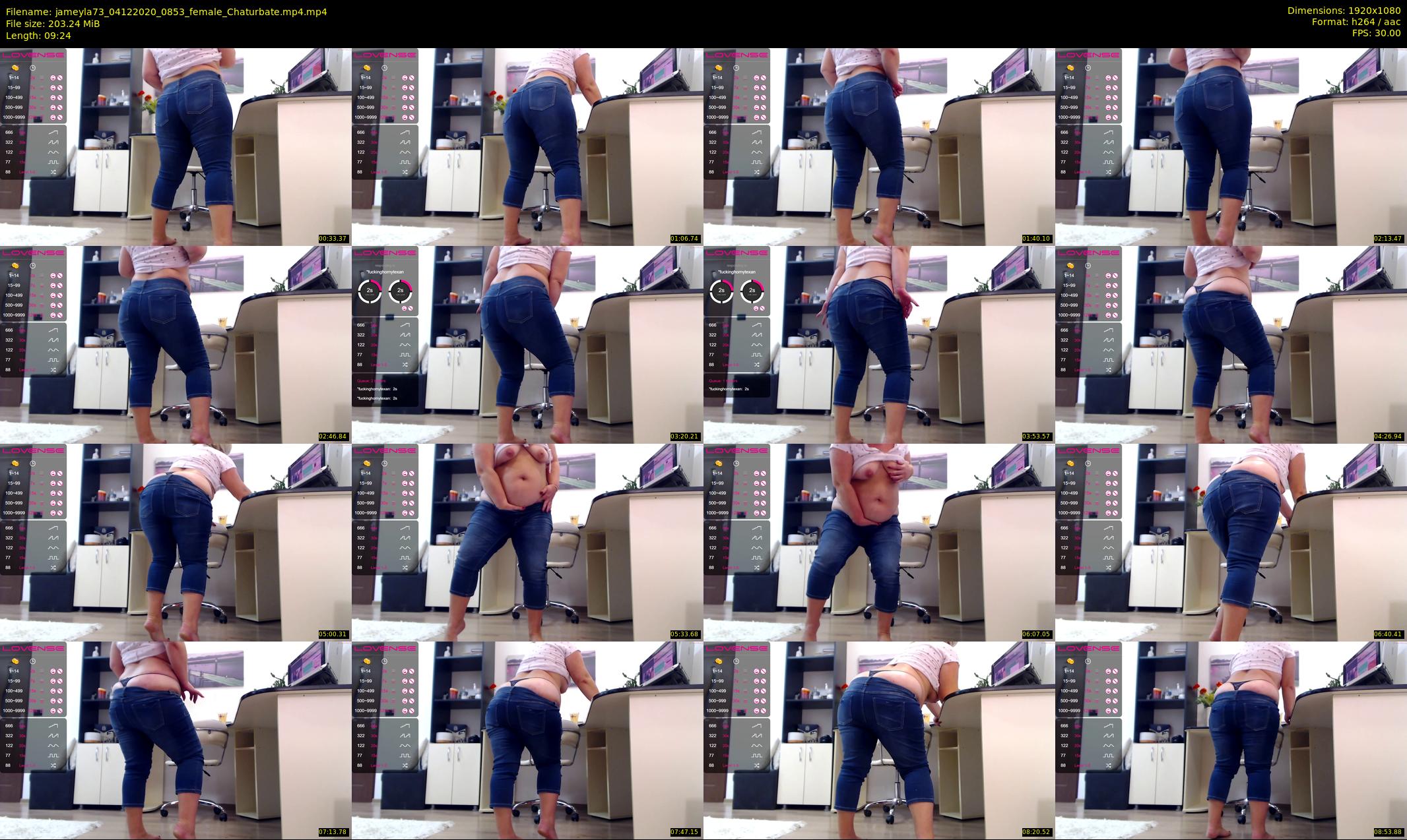 jameyla73 — 10 minute Chaturbate female cam show recording, 1080p, Dec 4, 2020