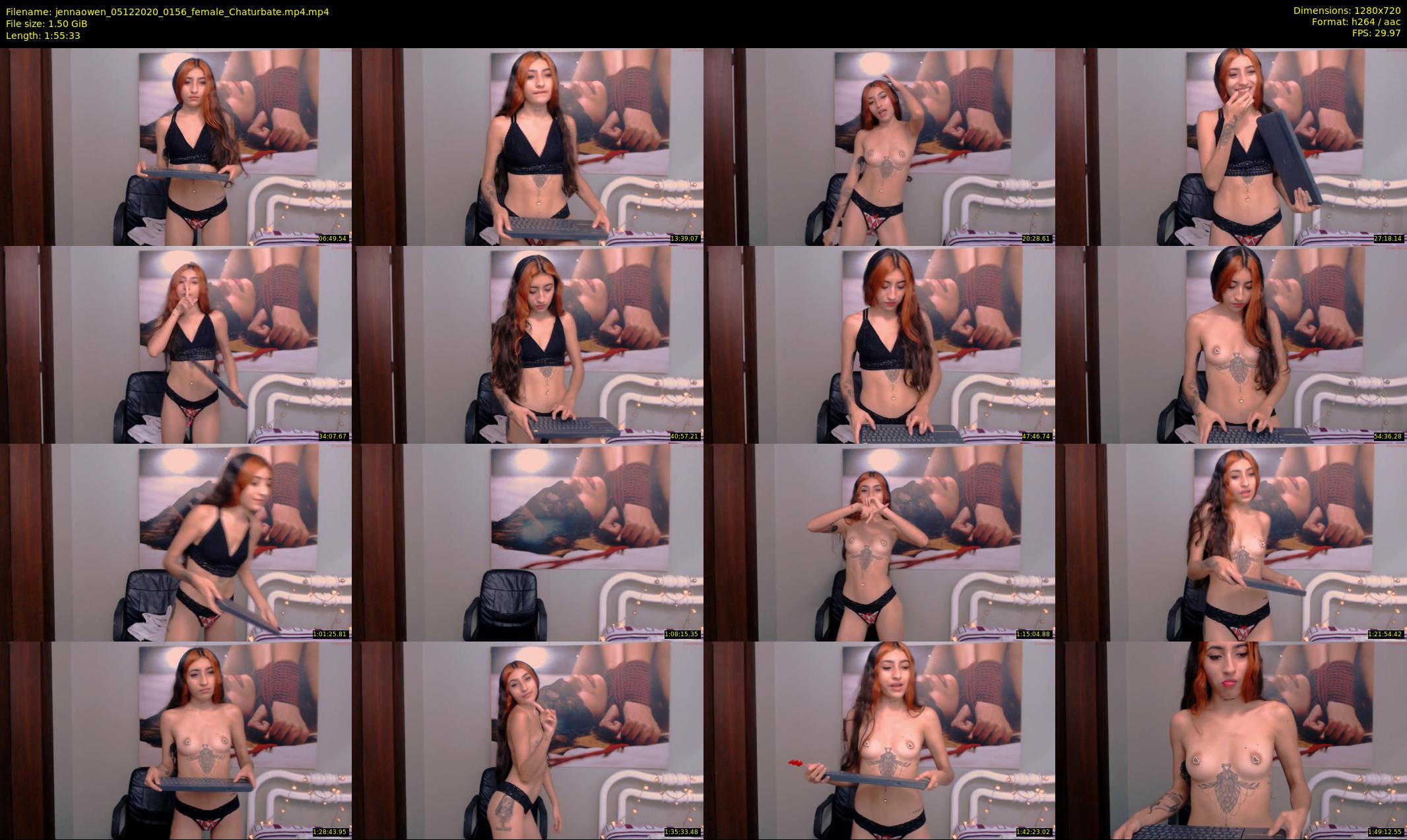 jennaowen — 116 minute Chaturbate female cam show recording, 720p, Dec 5, 2020