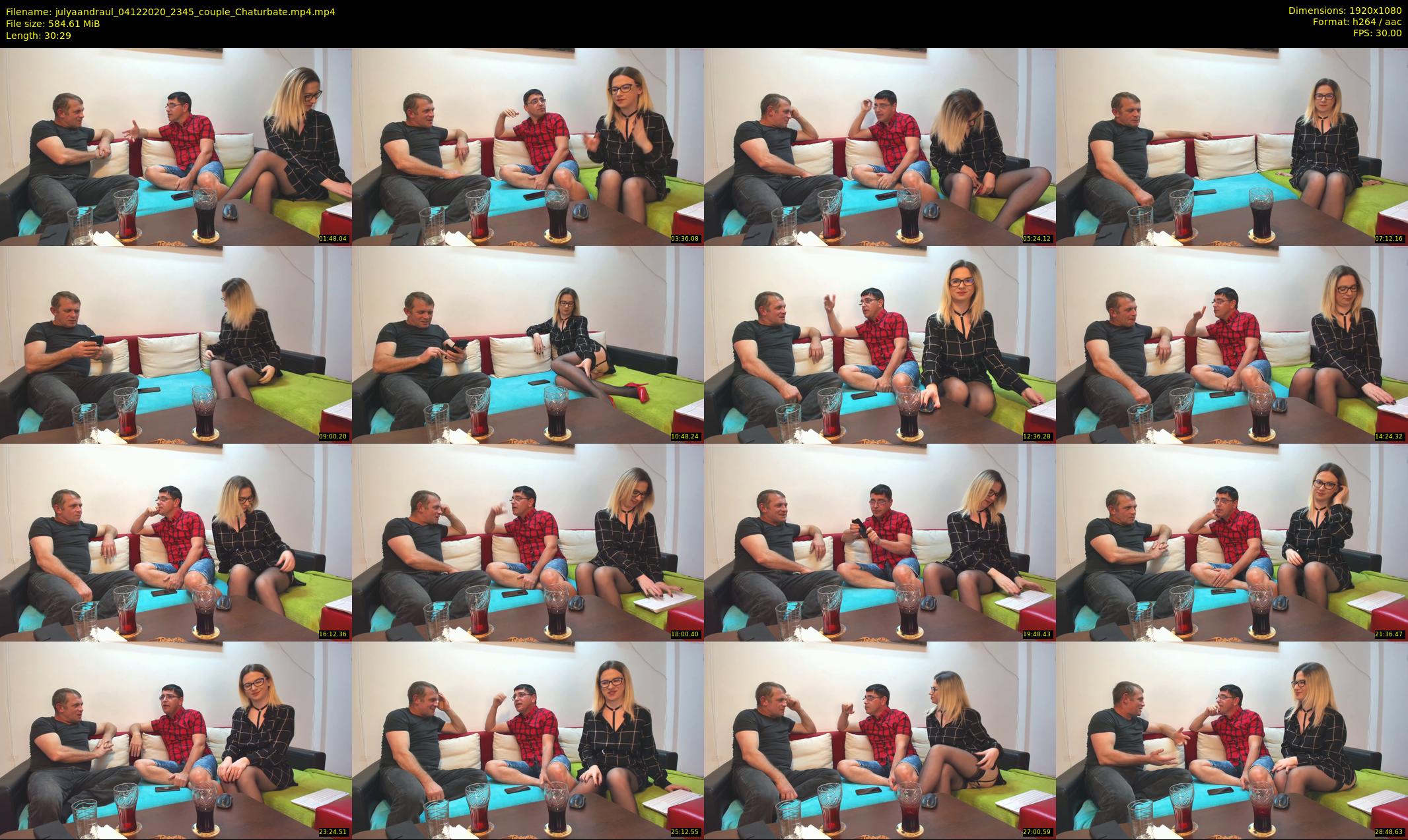 julyaandraul — 31 minute Chaturbate couple cam show recording, 1080p, Dec 4, 2020