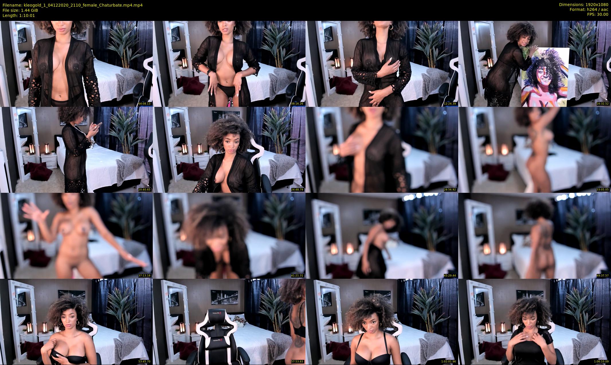 kleogold_1 — 71 minute Chaturbate female cam show recording, 1080p, Dec 4, 2020