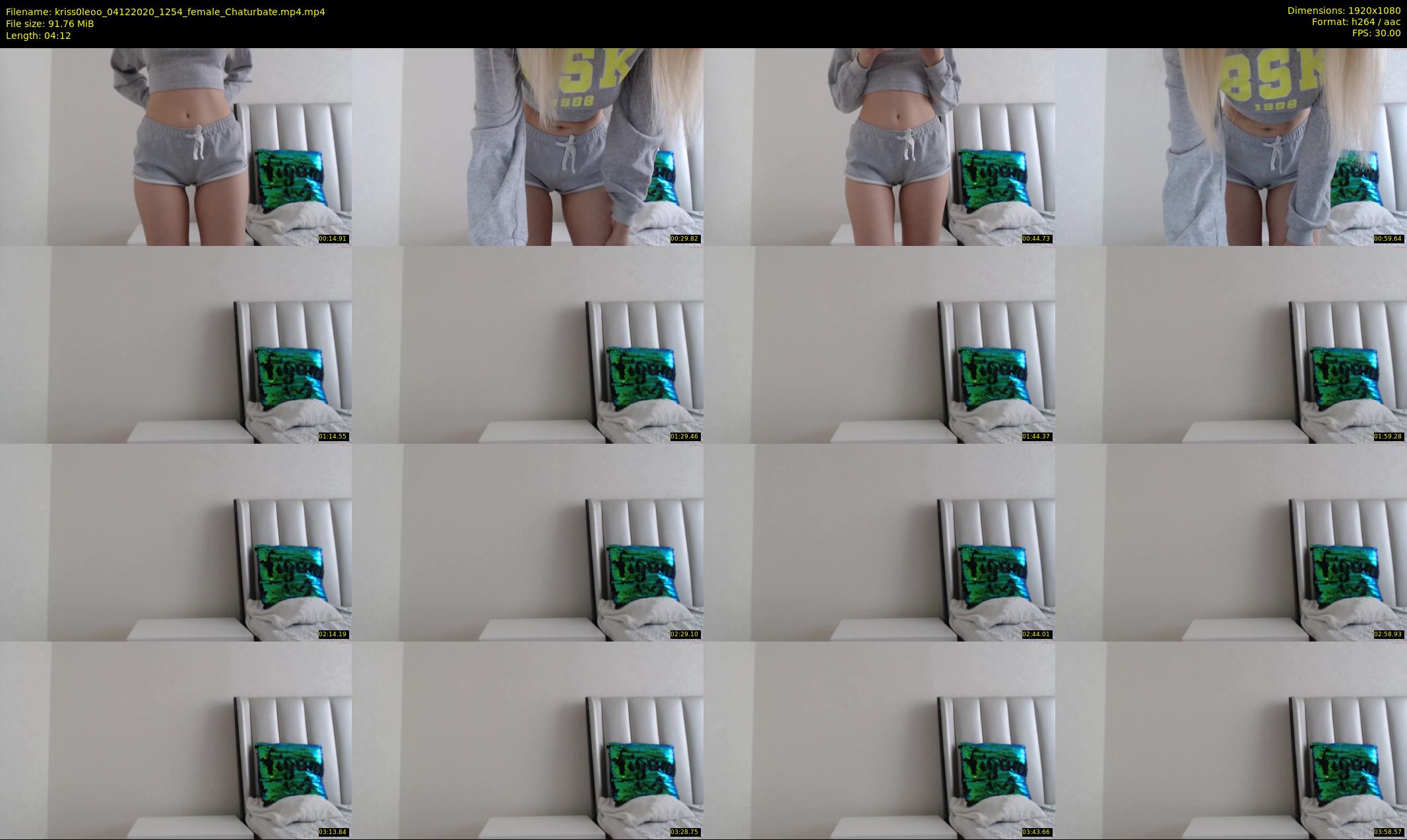 kriss0leoo — 5 minute Chaturbate couple cam show recording, 1080p, Dec 4, 2020