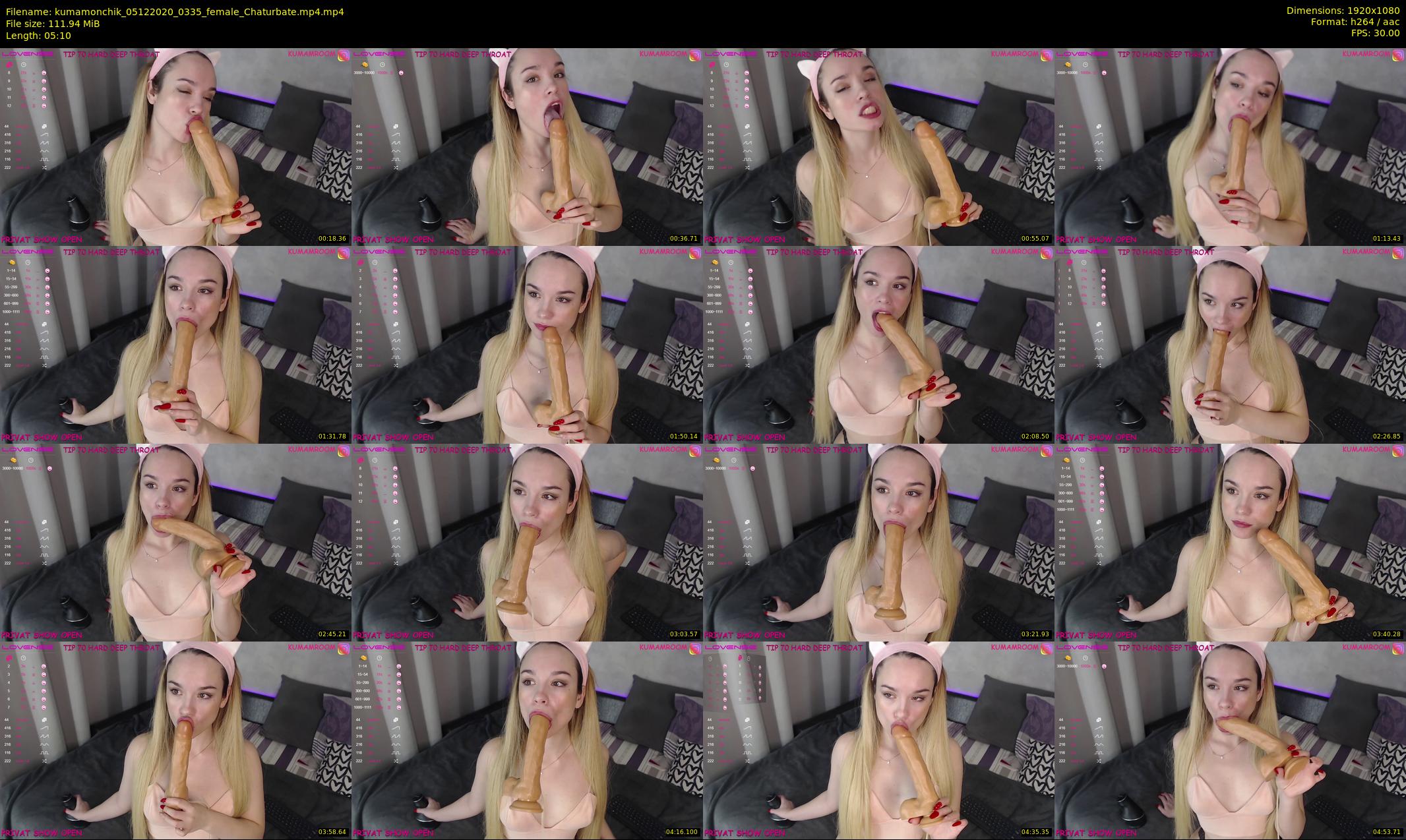 kumamonchik — 6 minute Chaturbate couple cam show recording, 1080p, Dec 5, 2020
