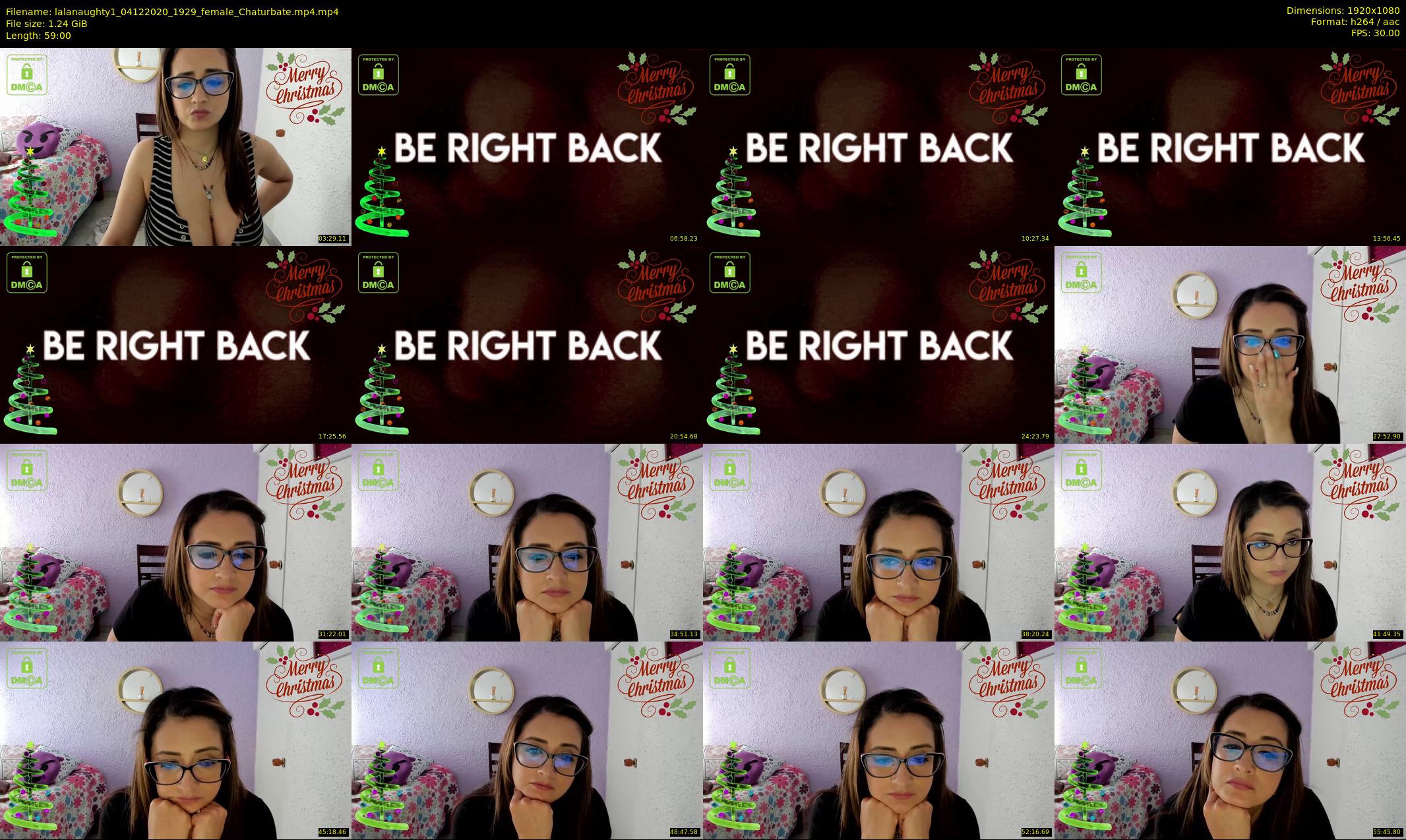 lalanaughty1 — 59 minute Chaturbate female cam show recording, 1080p, Dec 4, 2020