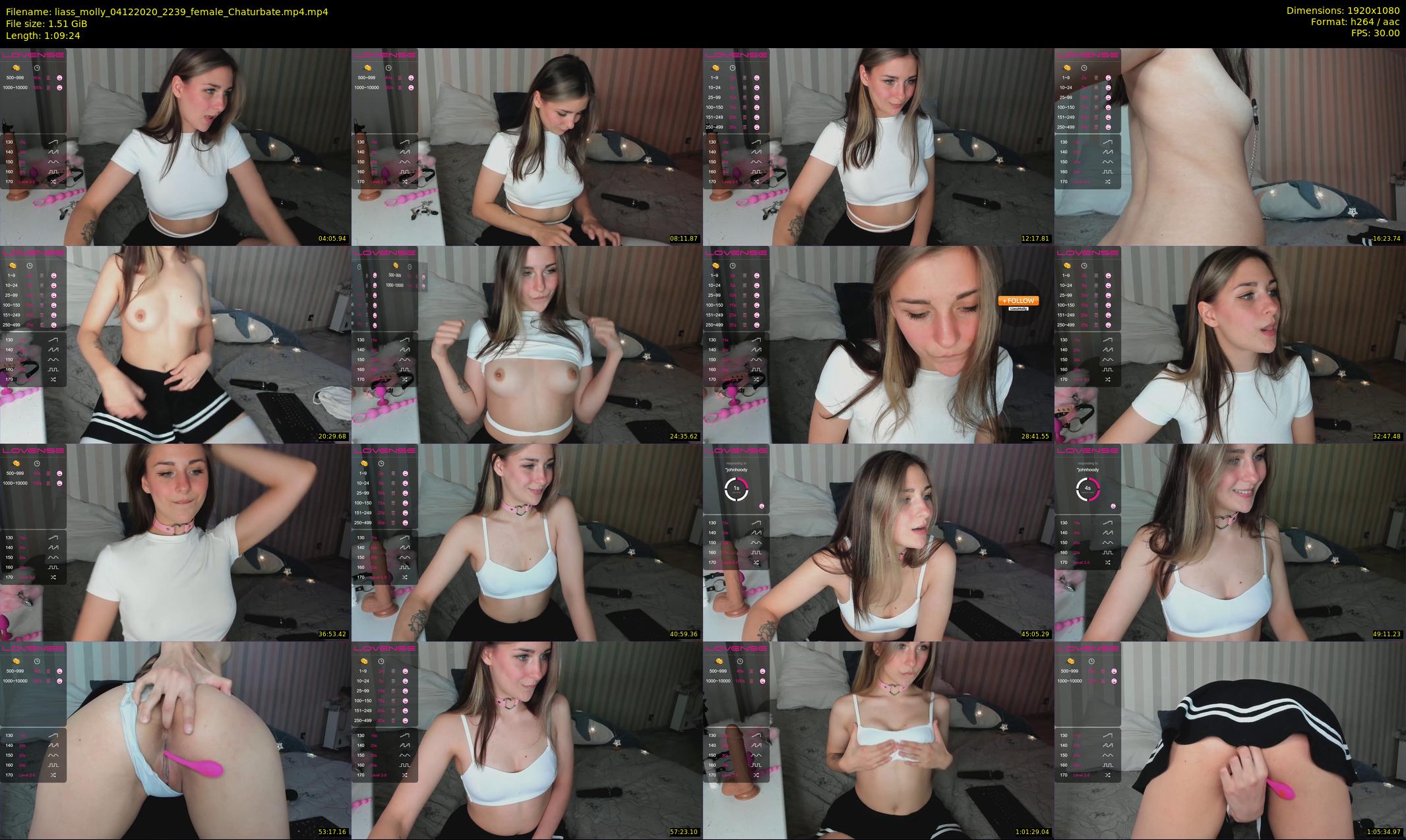 liass_molly — 70 minute Chaturbate female cam show recording, 1080p, Dec 4, 2020