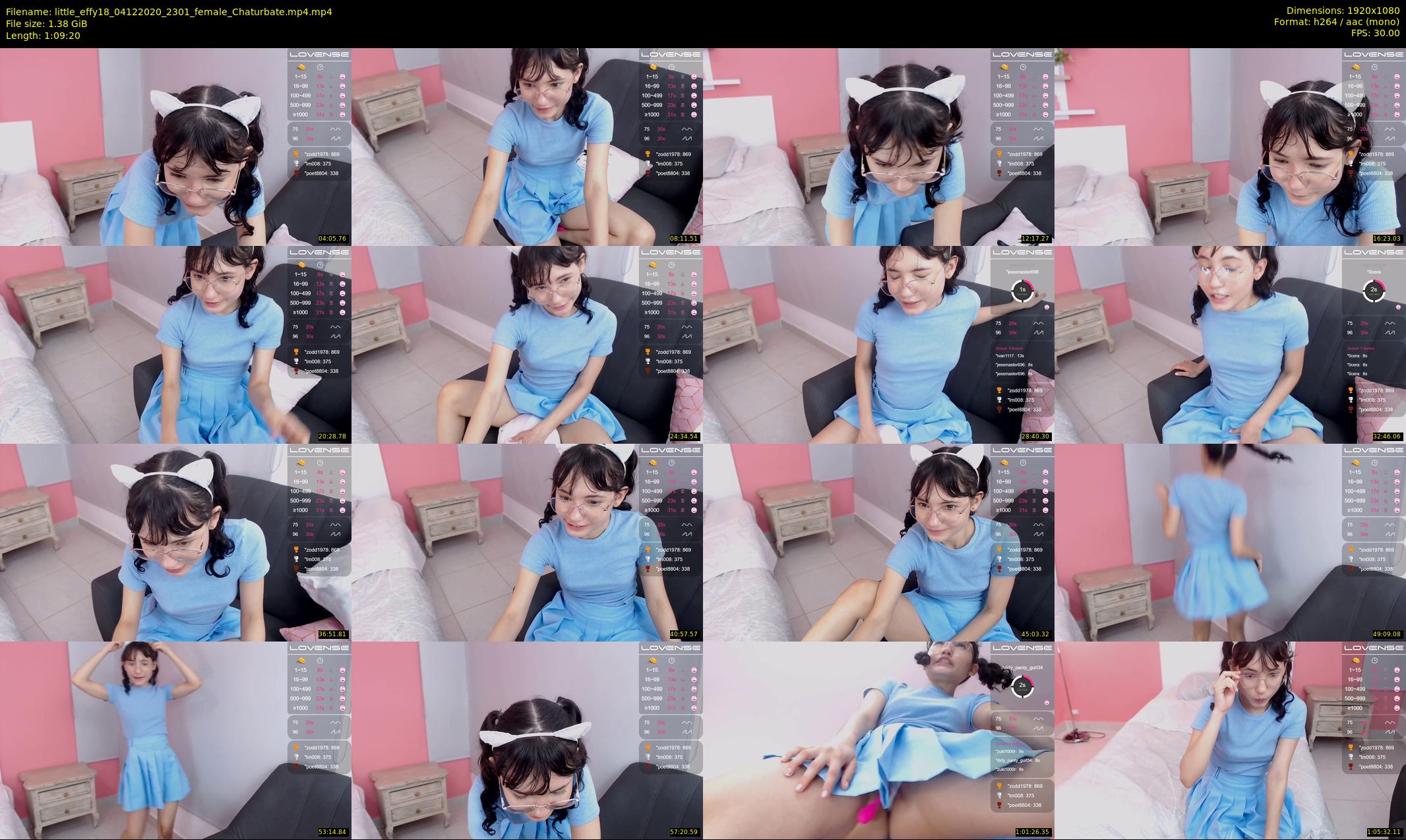little_effy18 — 70 minute Chaturbate female cam show recording, 1080p, Dec 4, 2020