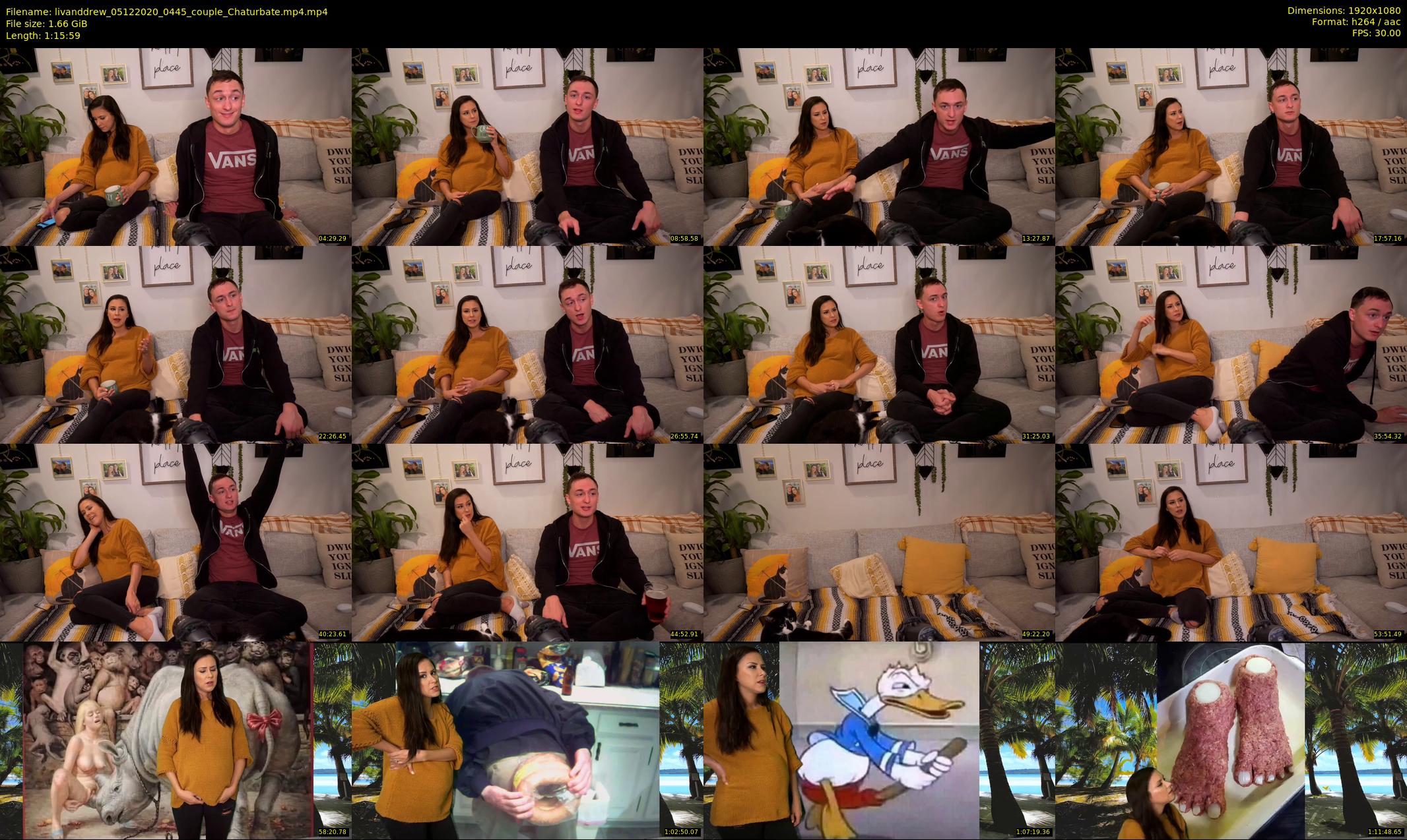 livanddrew — 76 minute Chaturbate couple cam show recording, 1080p, Dec 5, 2020