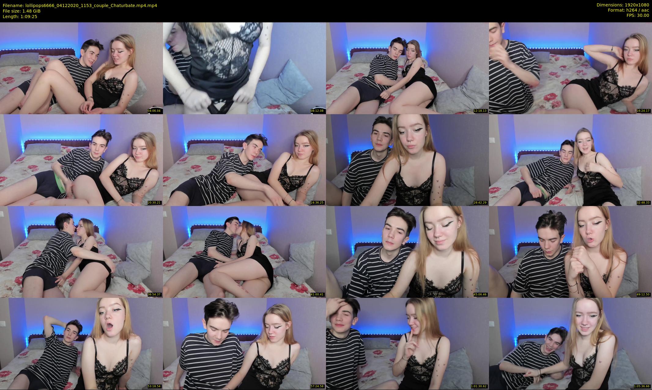 lollipops6666 — 70 minute Chaturbate couple cam show recording, 1080p, Dec 4, 2020
