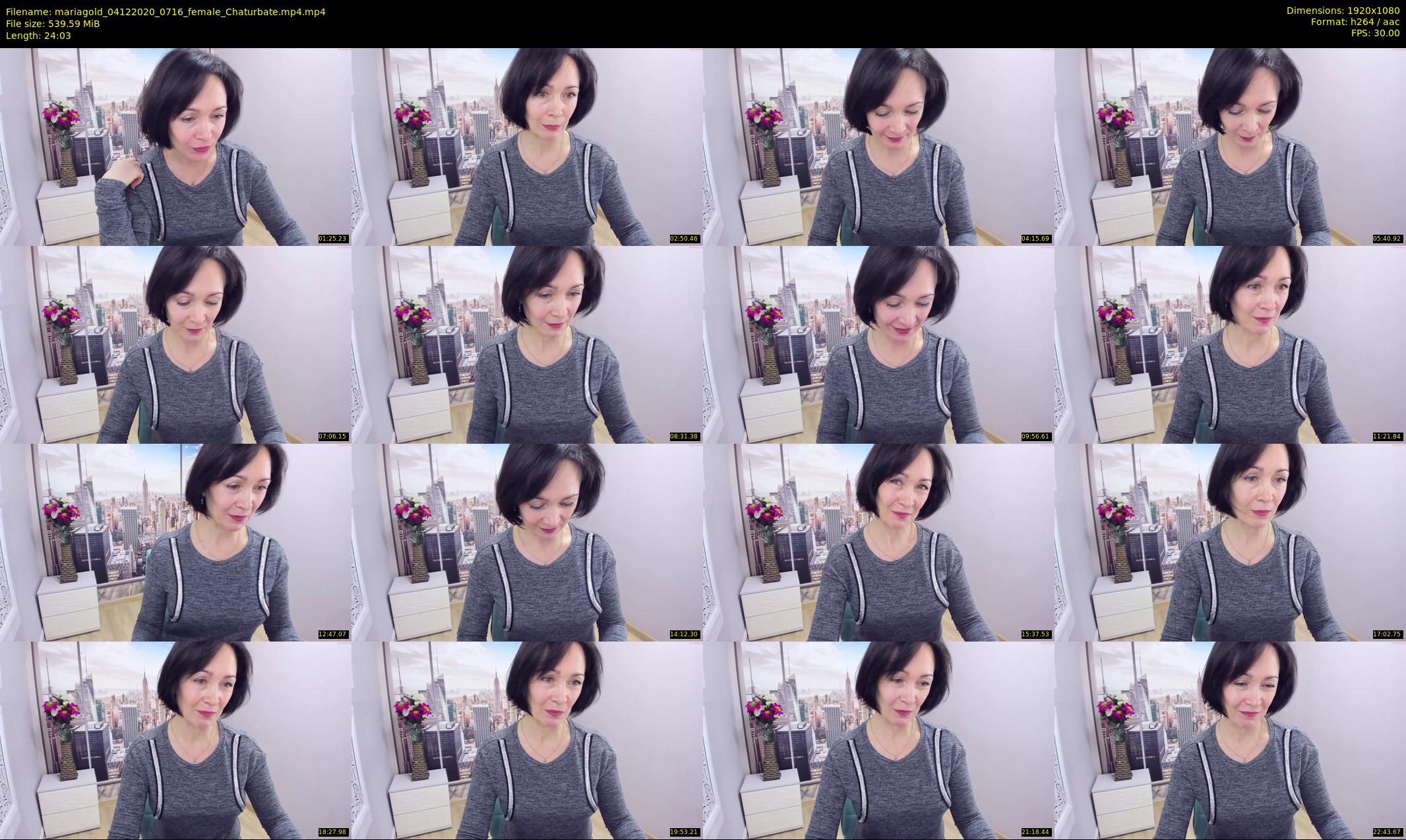 mariagold — 25 minute Chaturbate female cam show recording, 1080p, Dec 4, 2020