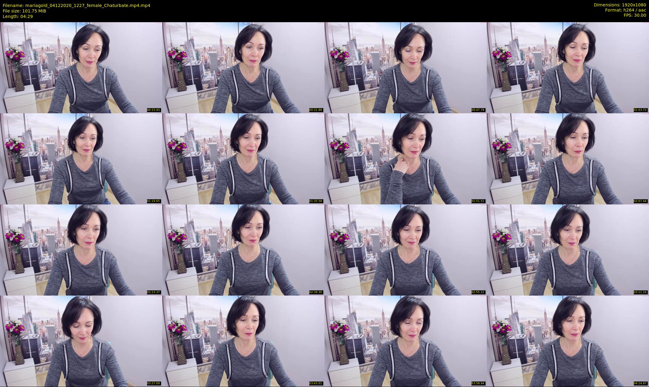 mariagold — 5 minute Chaturbate female cam show recording, 1080p, Dec 4, 2020