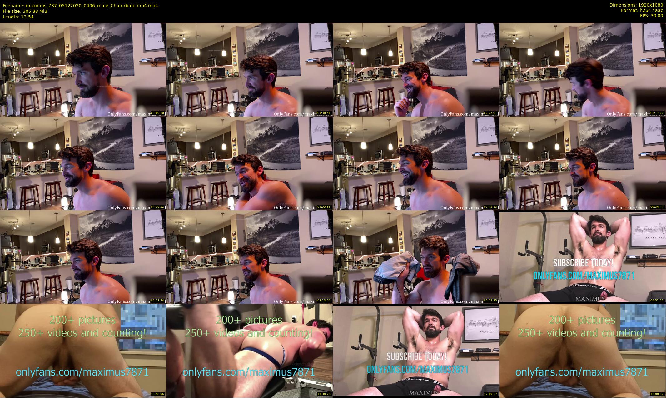 maximus_787 — 14 minute Chaturbate male cam show recording, 1080p, Dec 5, 2020