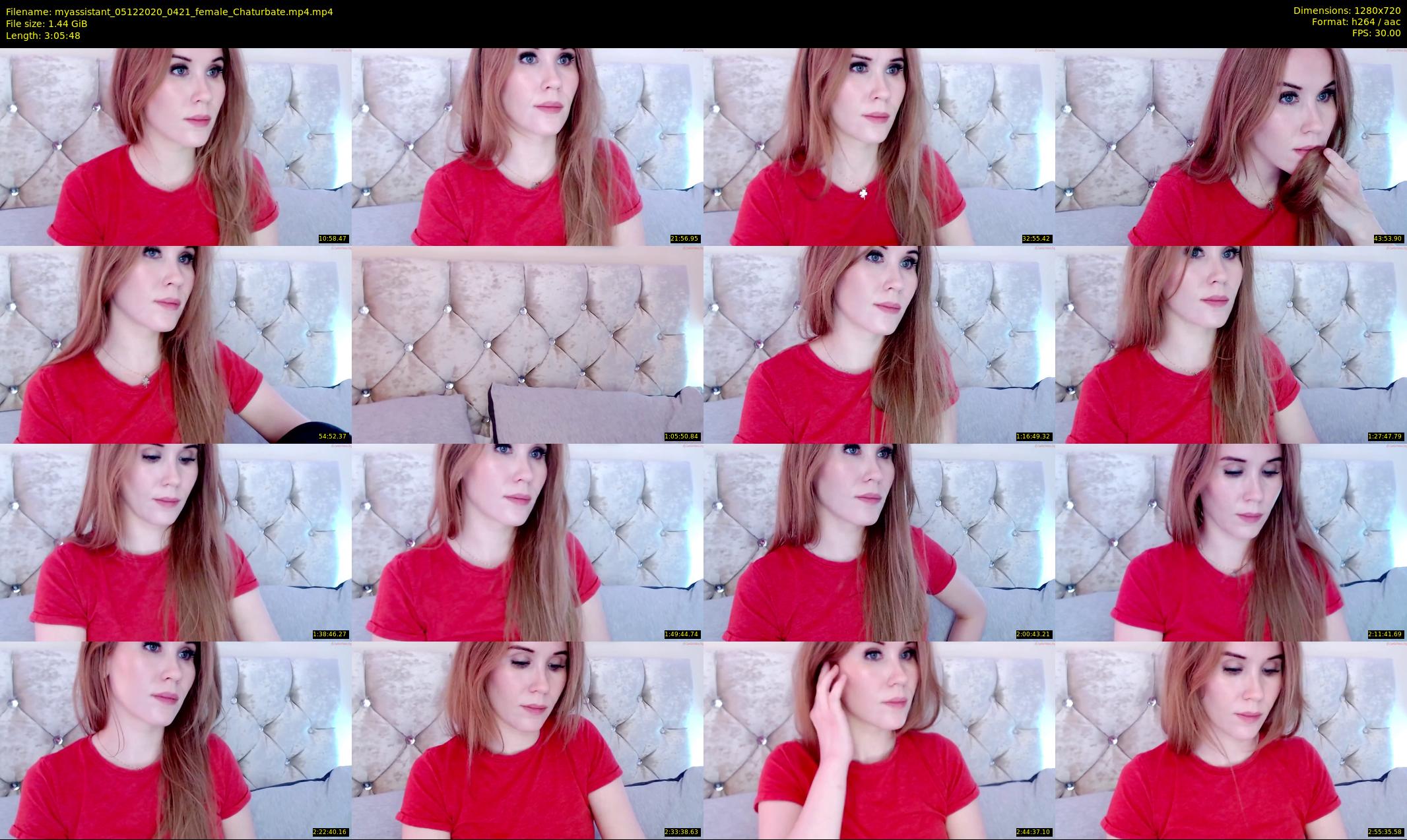 myassistant — 186 minute Chaturbate female cam show recording, 720p, Dec 5, 2020