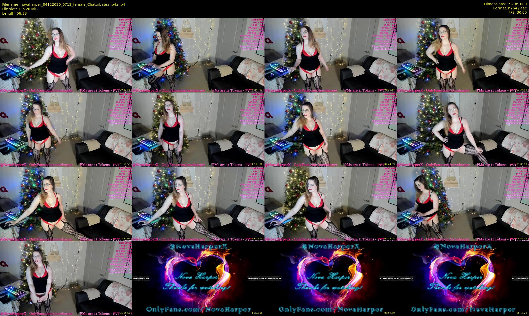 novaharper — 7 minute Chaturbate female cam show recording, 1080p, Dec 4, 2020