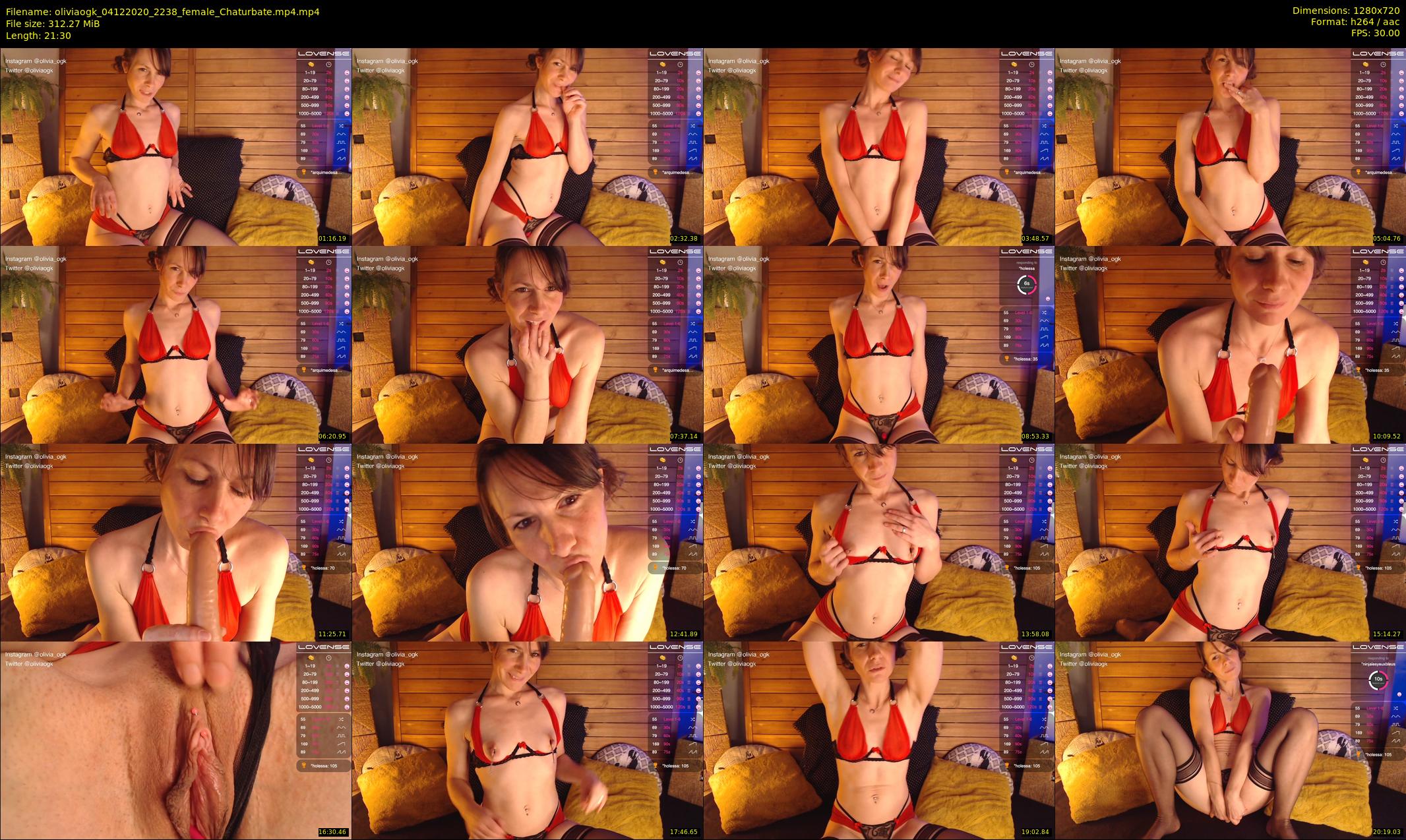 oliviaogk — 22 minute Chaturbate female cam show recording, 720p, Dec 4, 2020