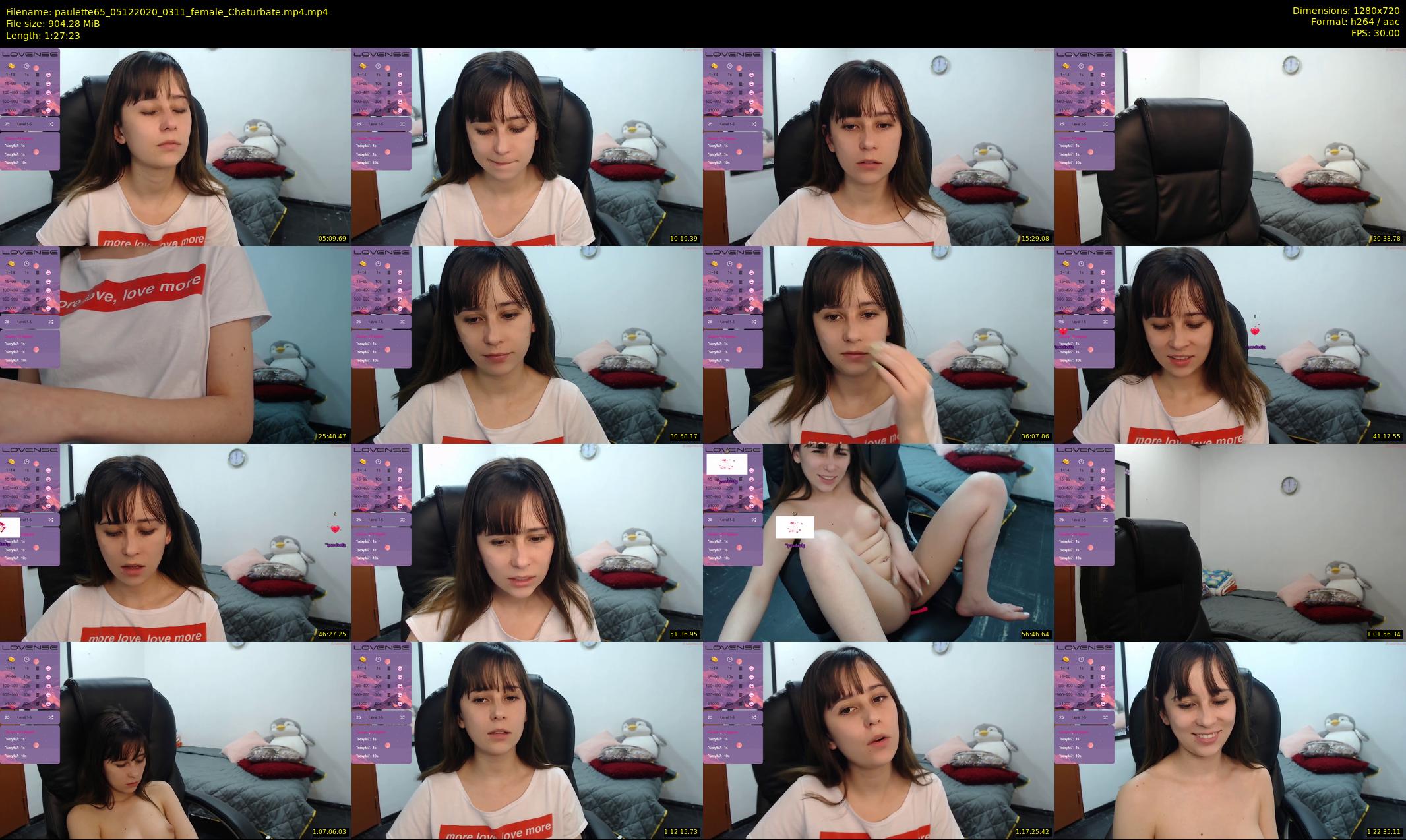 paulette65 — 88 minute Chaturbate female cam show recording, 720p, Dec 5, 2020