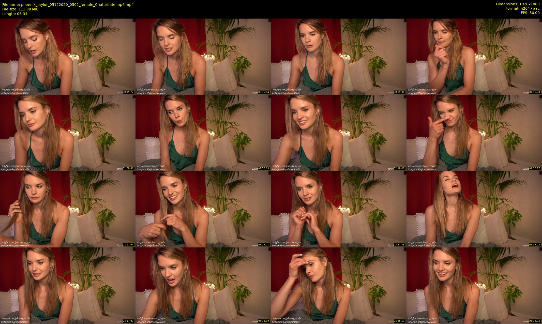 phoenix_taylor — 6 minute Chaturbate female cam show recording, 1080p, Dec 5, 2020