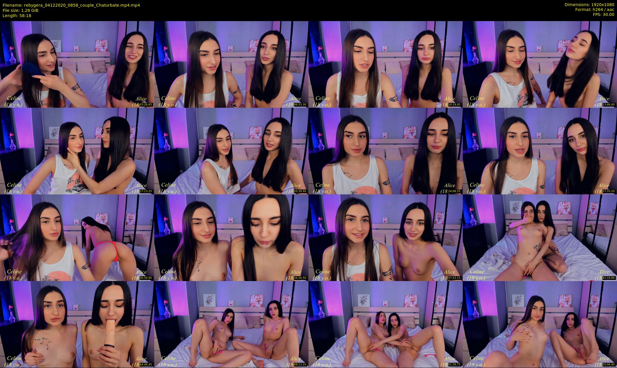 rebygera — 59 minute Chaturbate couple cam show recording, 1080p, Dec 4, 2020