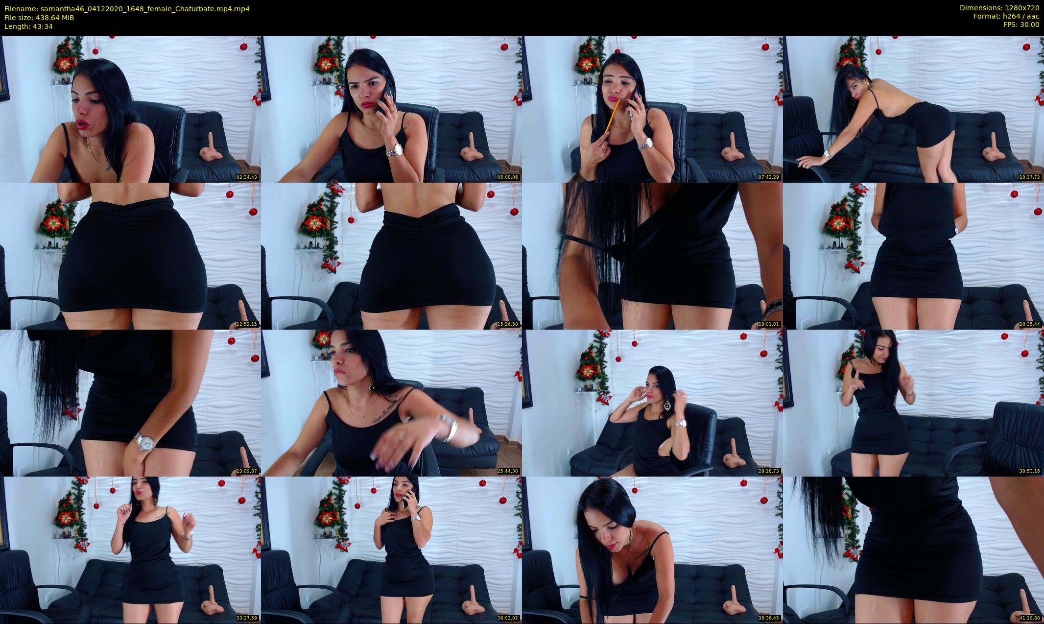 samantha46 — 44 minute Chaturbate female cam show recording, 720p, Dec 4, 2020