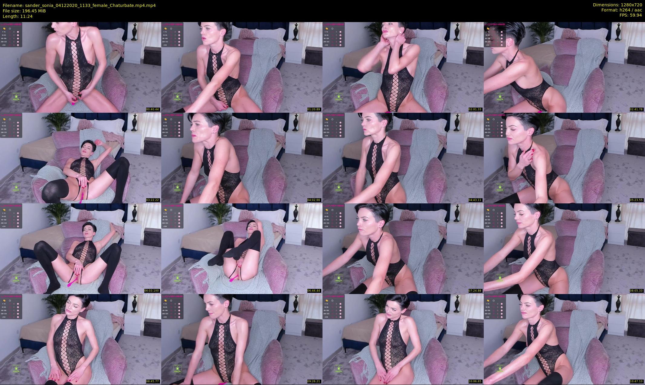 sander_sonia — 12 minute Chaturbate female cam show recording, 720p, Dec 4, 2020