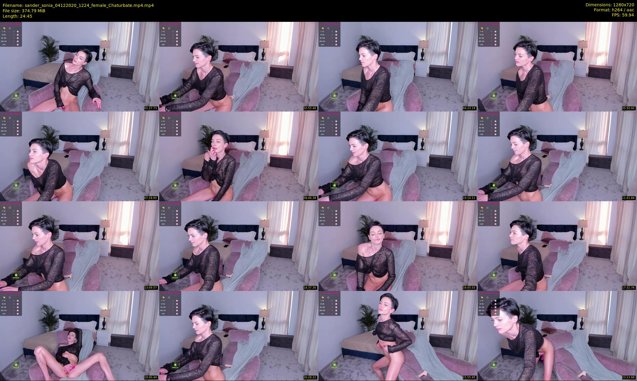sander_sonia — 25 minute Chaturbate female cam show recording, 720p, Dec 4, 2020