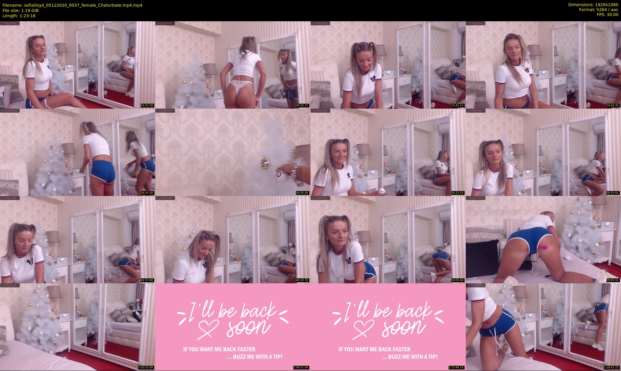 sofialloyd — 84 minute Chaturbate female cam show recording, 1080p, Dec 5, 2020