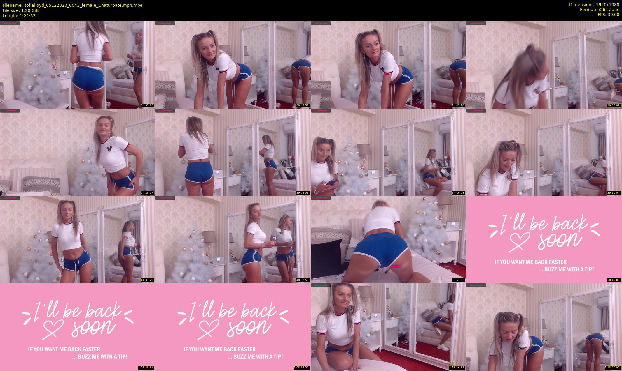 sofialloyd — 83 minute Chaturbate female cam show recording, 1080p, Dec 5, 2020