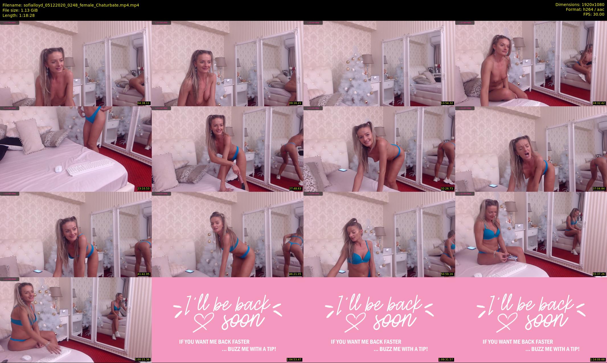 sofialloyd — 79 minute Chaturbate female cam show recording, 1080p, Dec 5, 2020