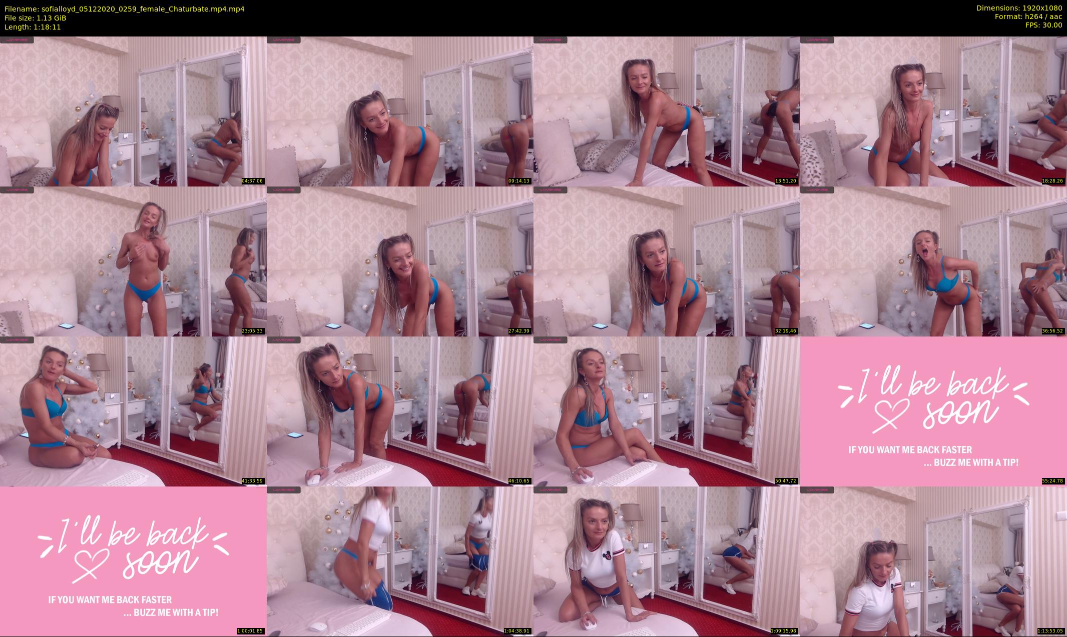 sofialloyd — 79 minute Chaturbate female cam show recording, 1080p, Dec 5, 2020