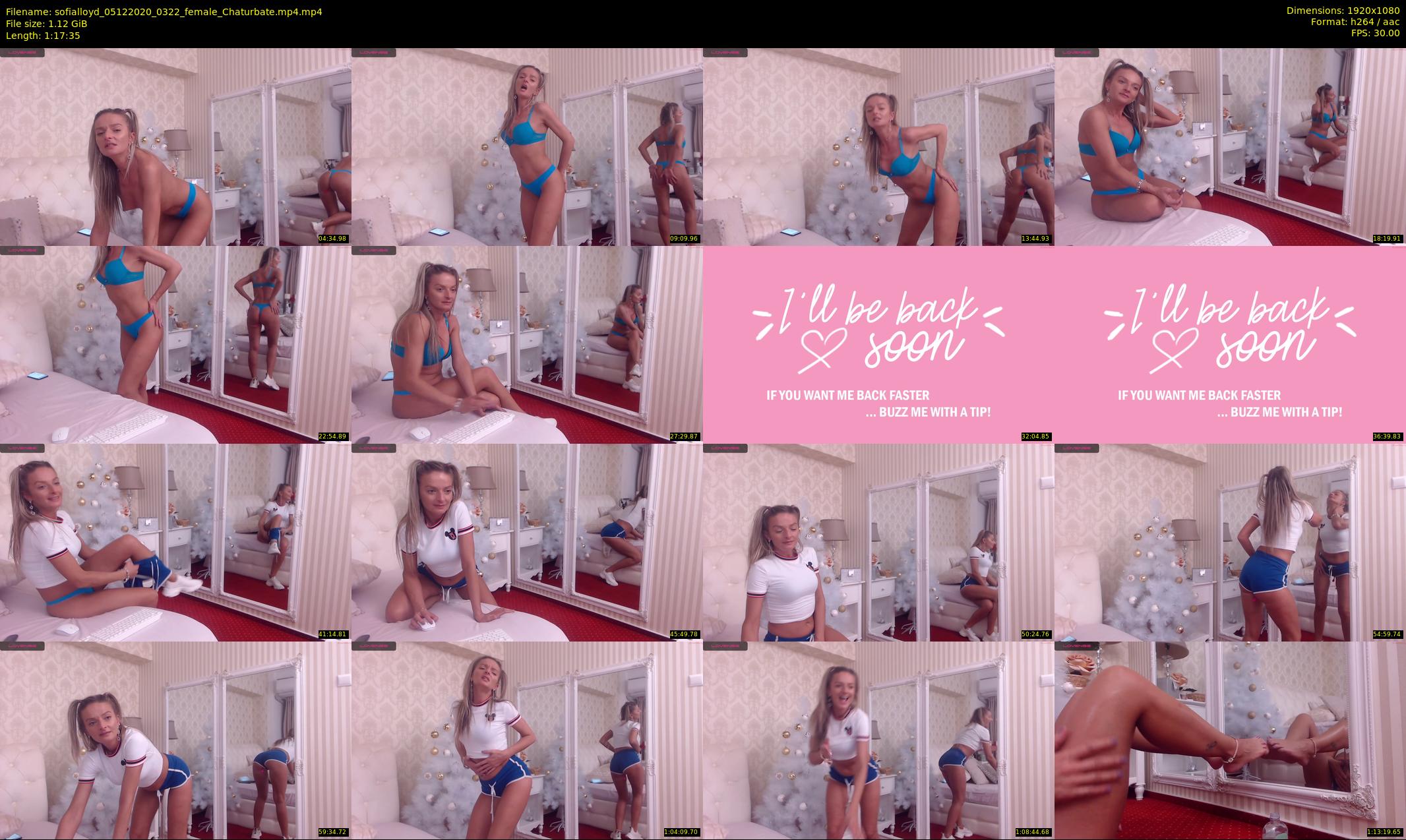 sofialloyd — 78 minute Chaturbate female cam show recording, 1080p, Dec 5, 2020