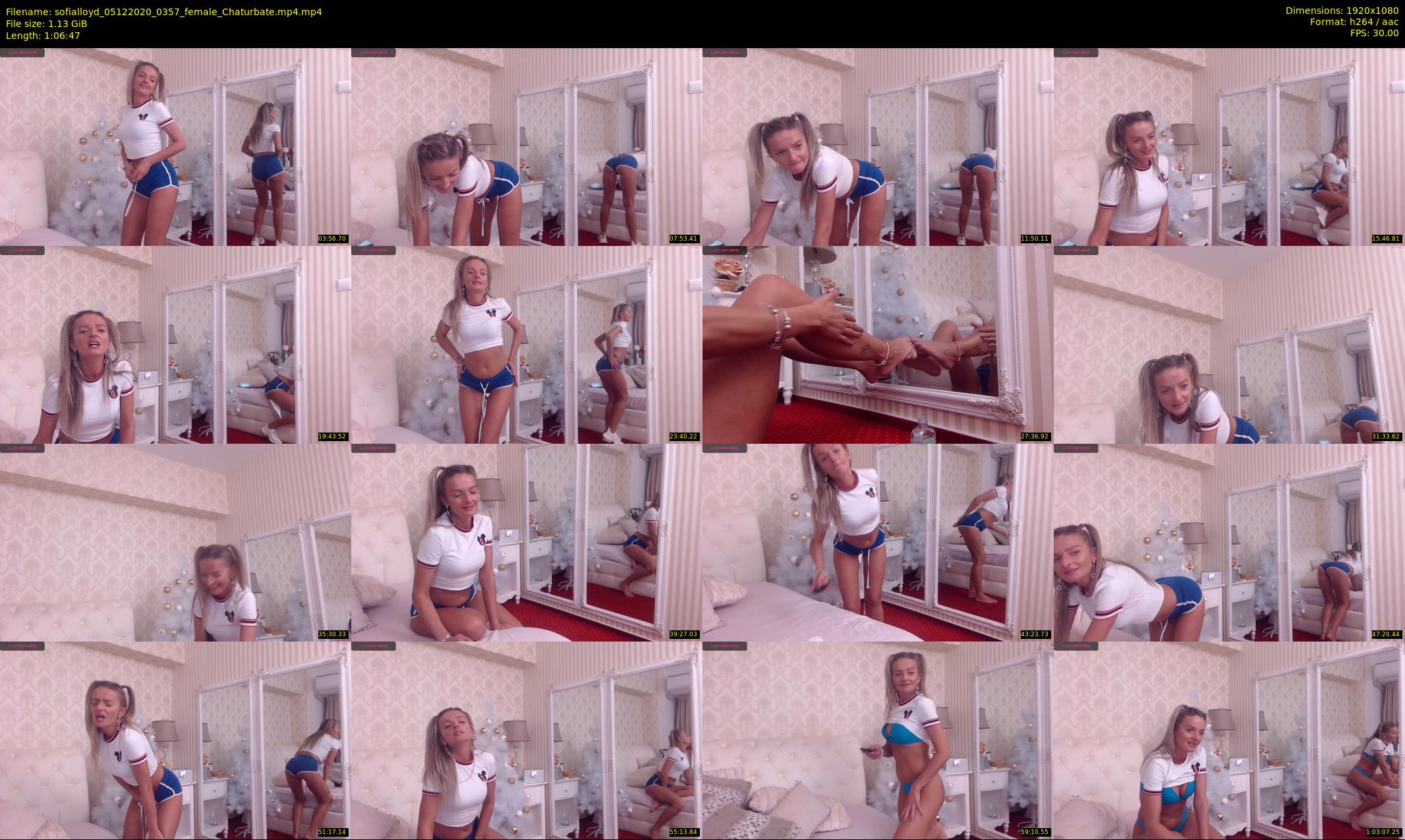 sofialloyd — 67 minute Chaturbate female cam show recording, 1080p, Dec 5, 2020