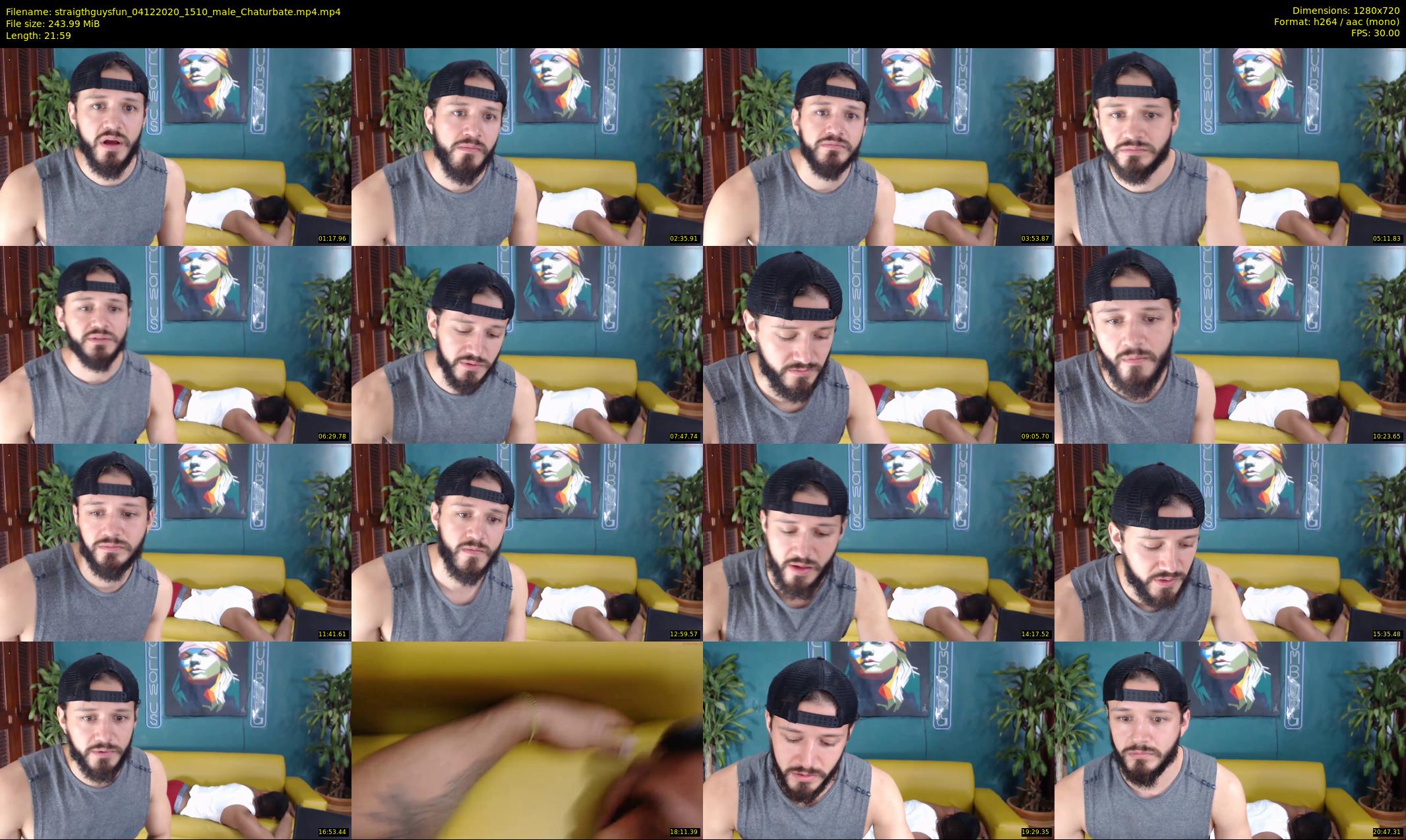 straigthguysfun — 22 minute Chaturbate male cam show recording, 720p, Dec 4, 2020