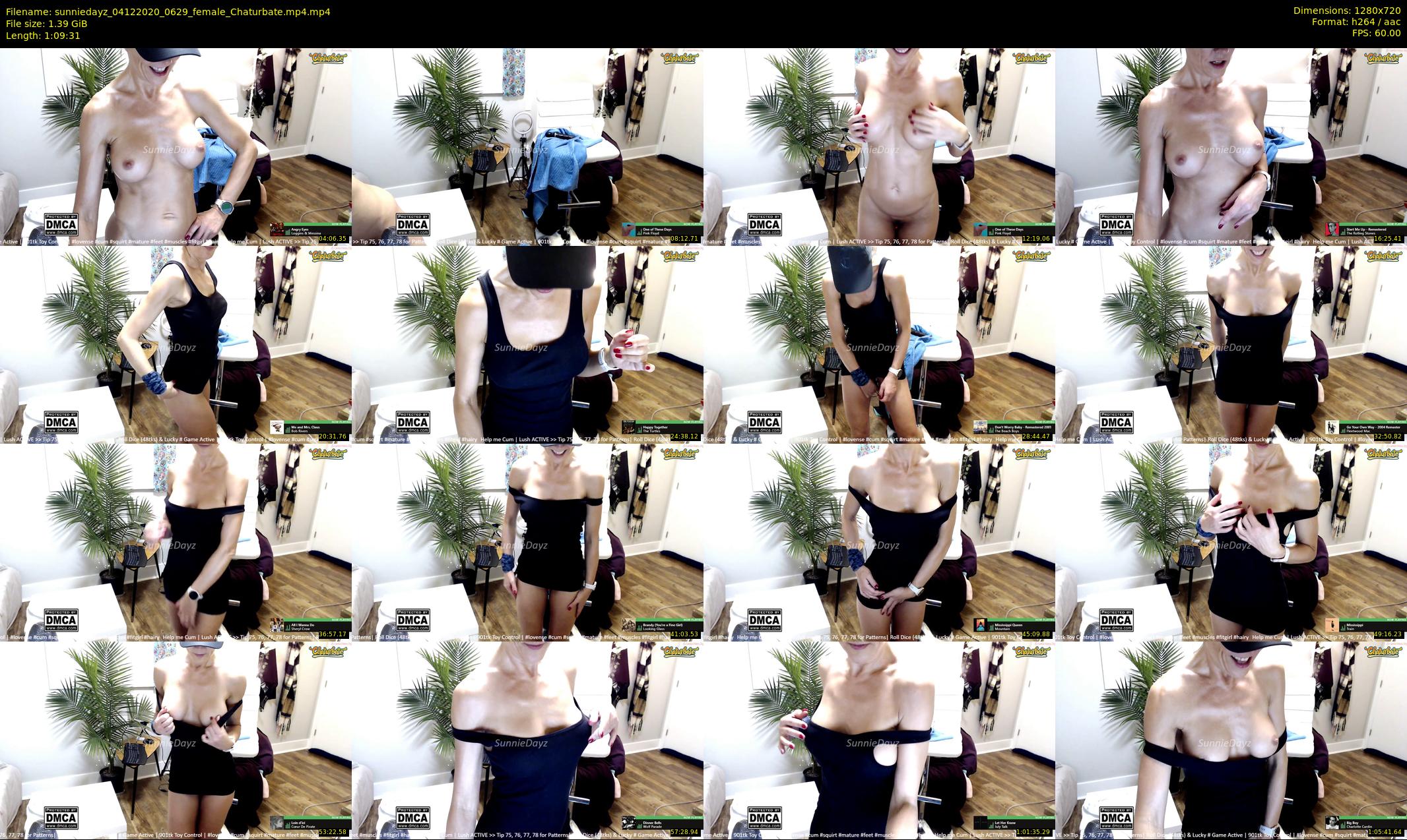 sunniedayz — 70 minute Chaturbate female cam show recording, 720p, Dec 4, 2020