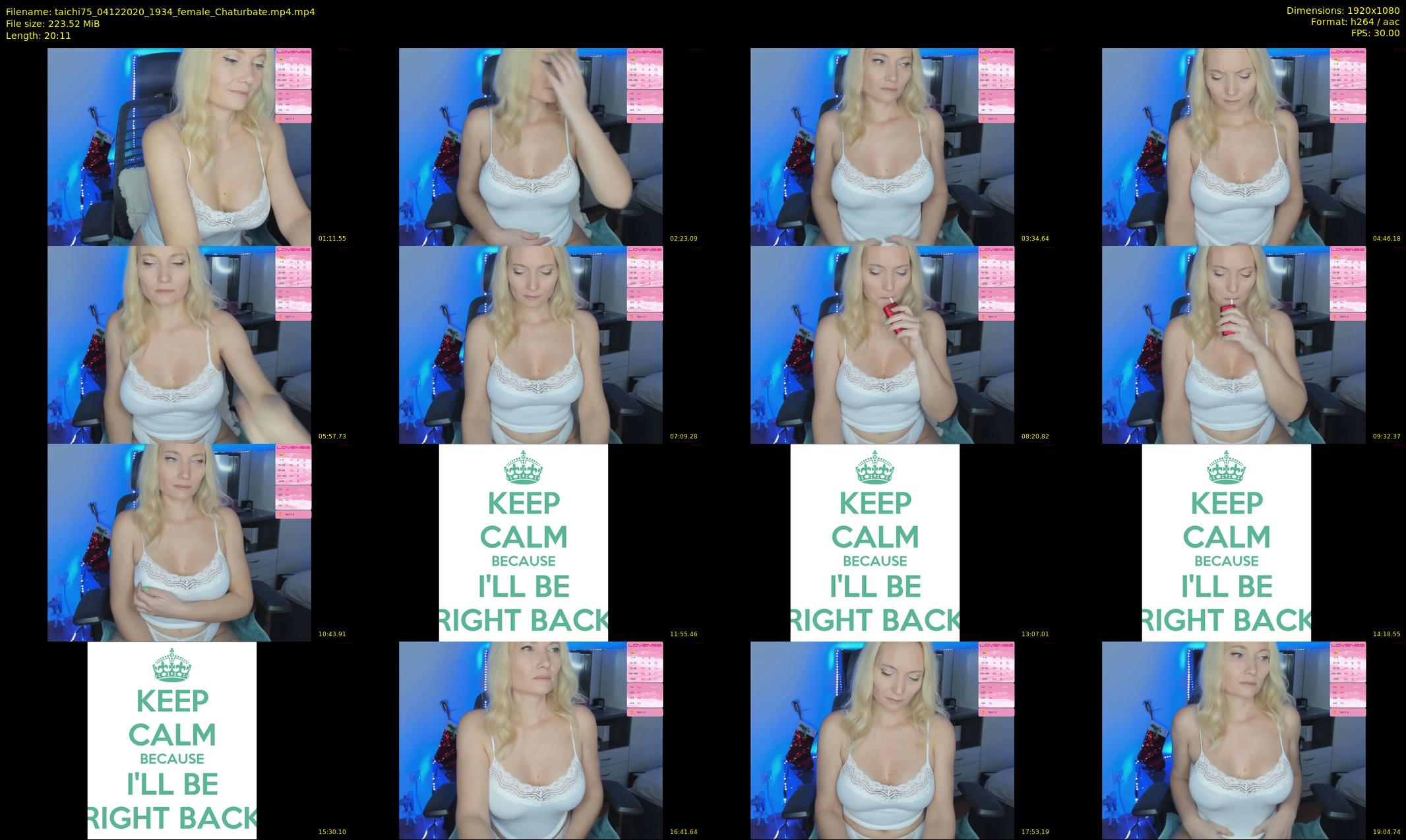 taichi75 — 21 minute Chaturbate female cam show recording, 1080p, Dec 4, 2020