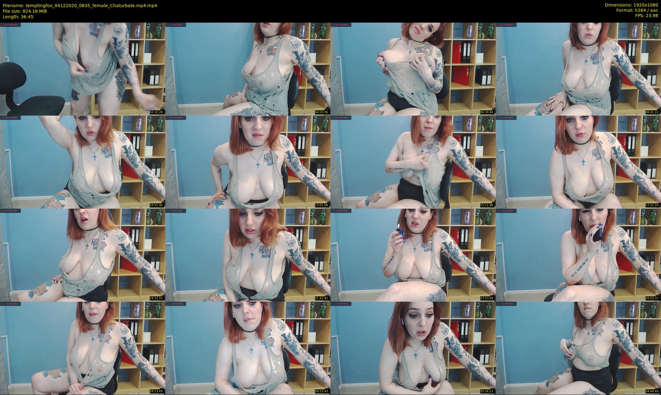 temptingfox — 37 minute Chaturbate female cam show recording, 1080p, Dec 4, 2020