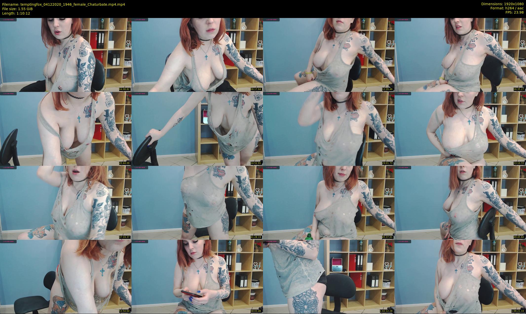 temptingfox — 71 minute Chaturbate female cam show recording, 1080p, Dec 4, 2020