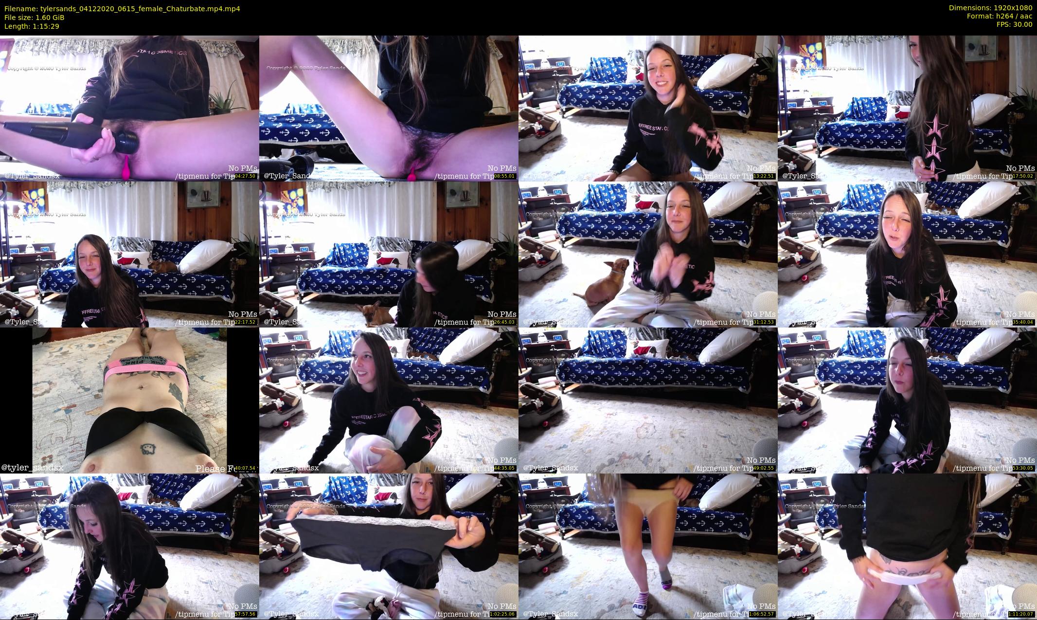 tylersands — 76 minute Chaturbate female cam show recording, 1080p, Dec 4, 2020