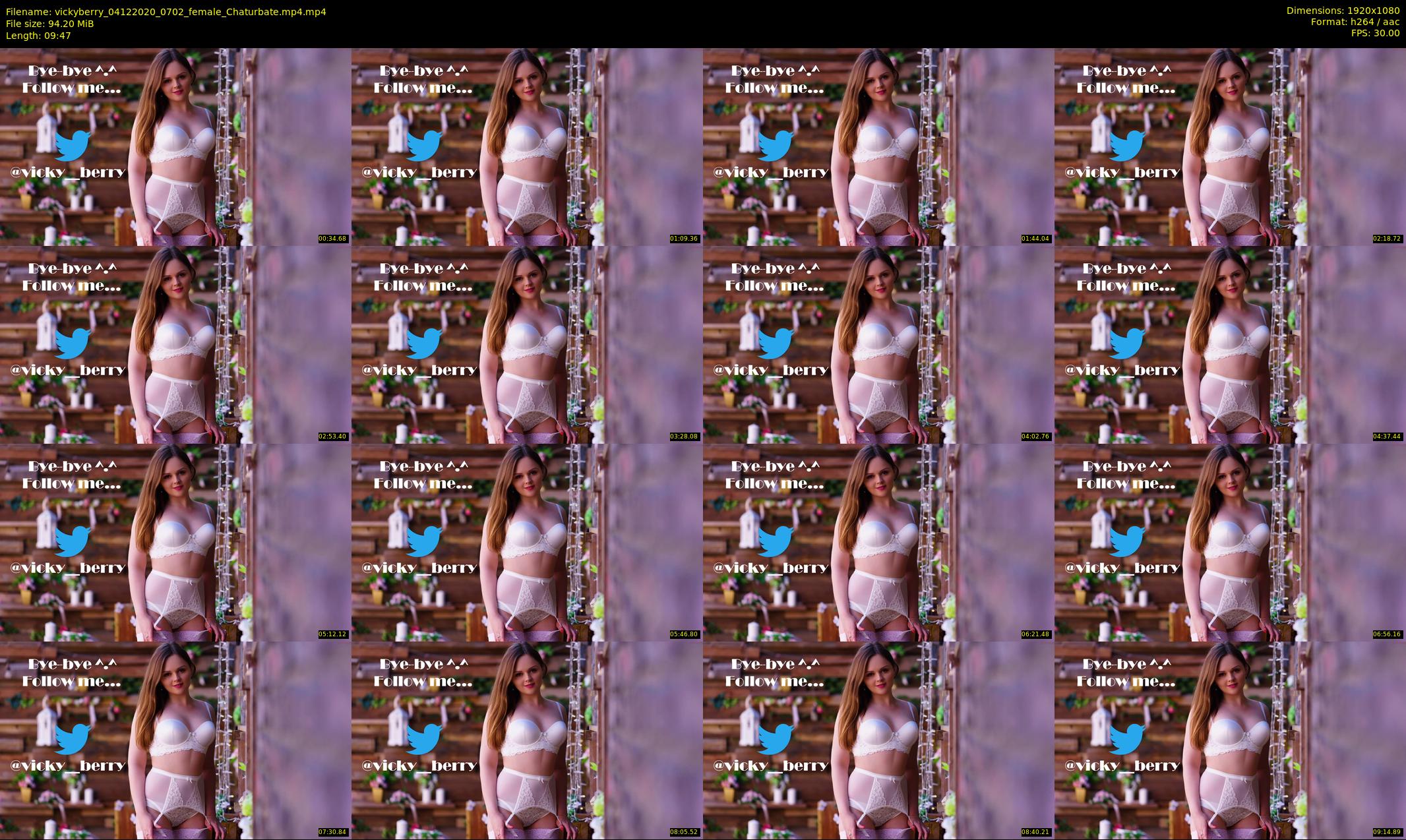 vickyberry — 10 minute Chaturbate female cam show recording, 1080p, Dec 4, 2020
