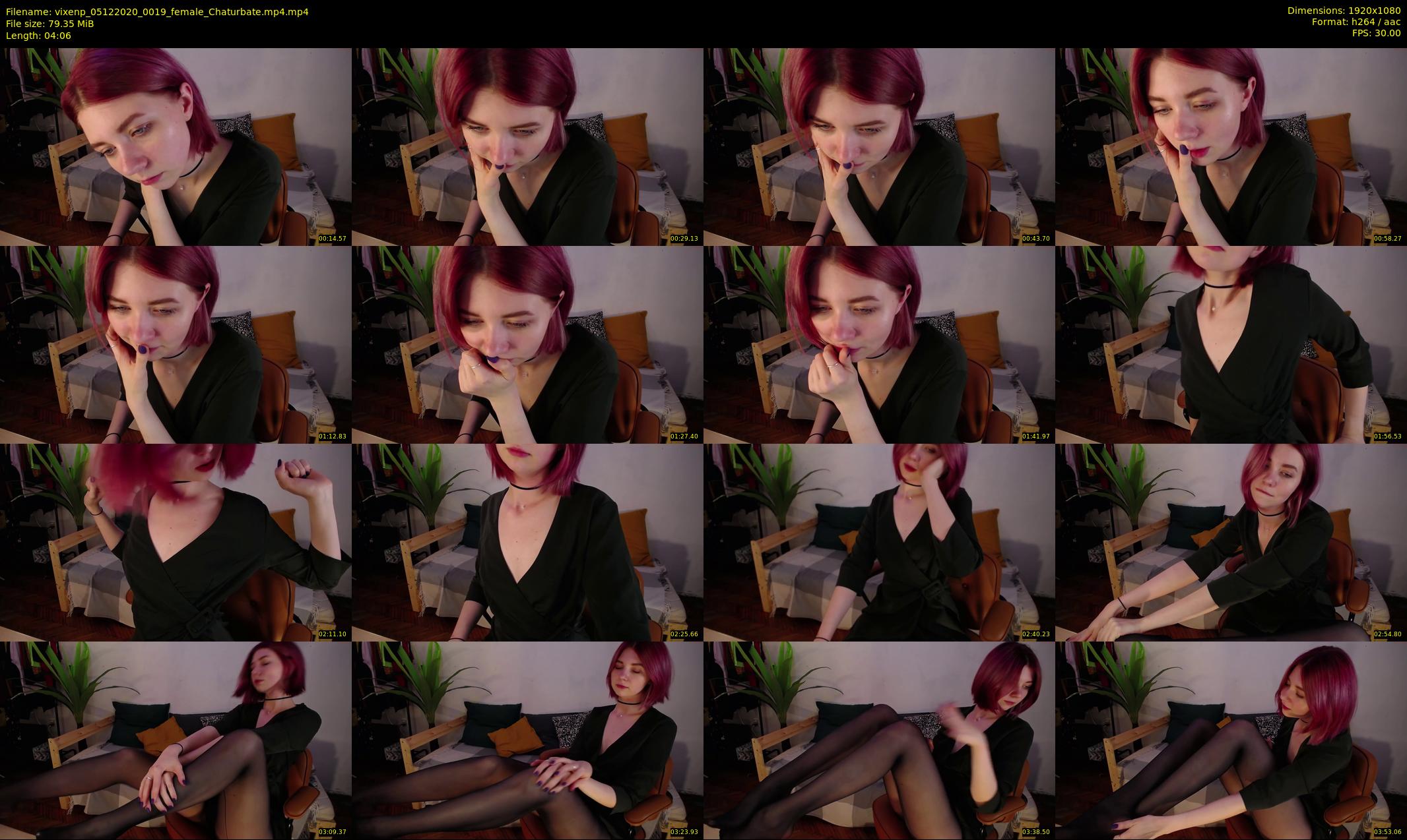 vixenp — 5 minute Chaturbate female cam show recording, 1080p, Dec 5, 2020