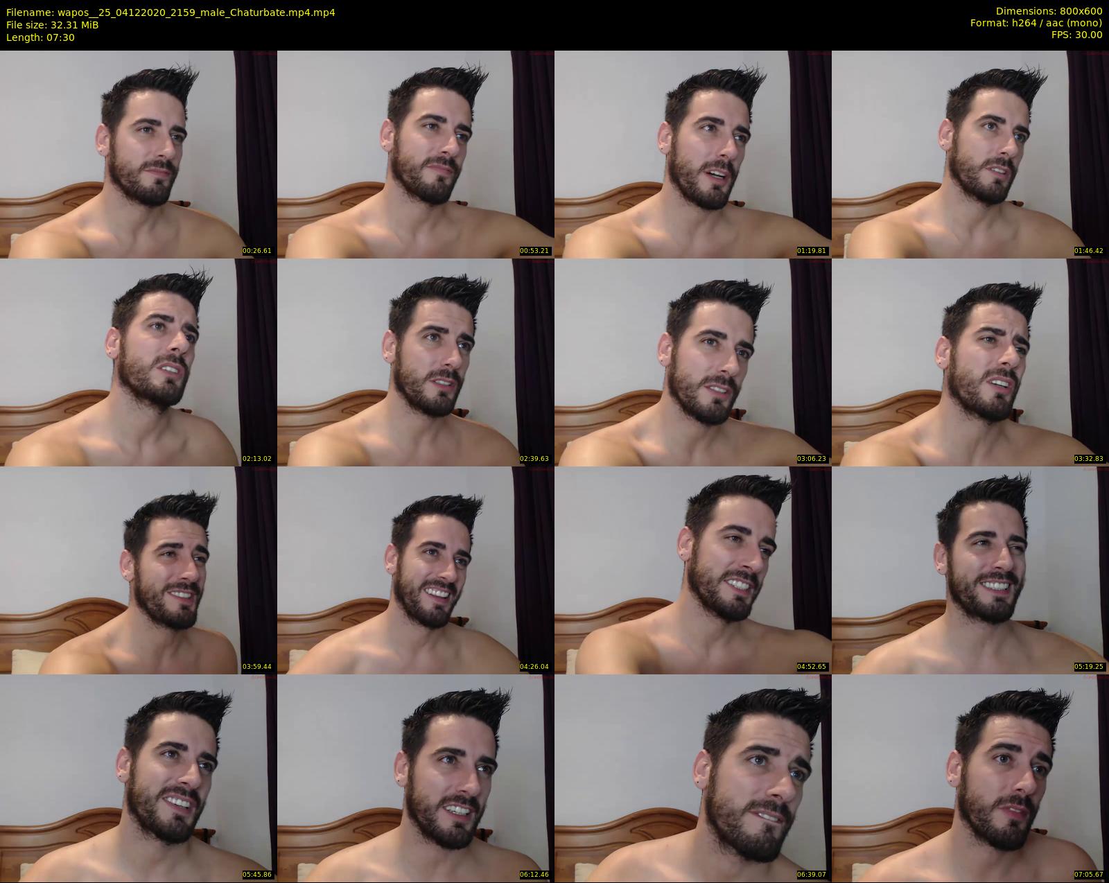wapos__25 — 8 minute Chaturbate male cam show recording, 480p, Dec 4, 2020