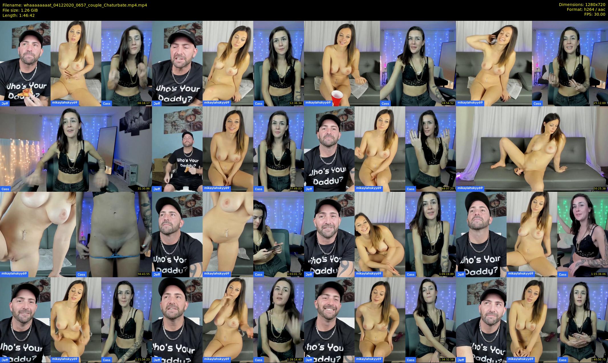 whaaaaaaaat — 107 minute Chaturbate couple cam show recording, 720p, Dec 4, 2020