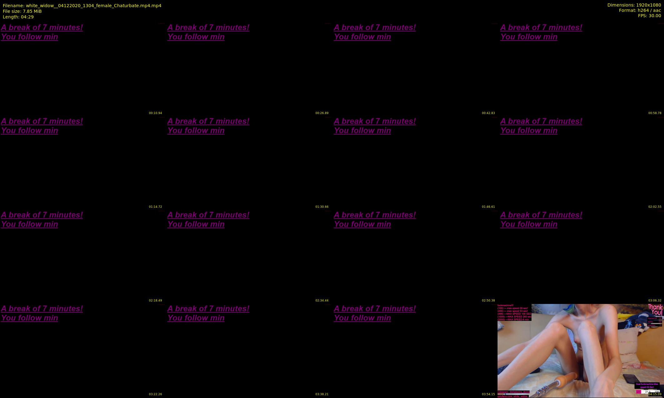 white_widow_ — 5 minute Chaturbate female cam show recording, 1080p, Dec 4, 2020