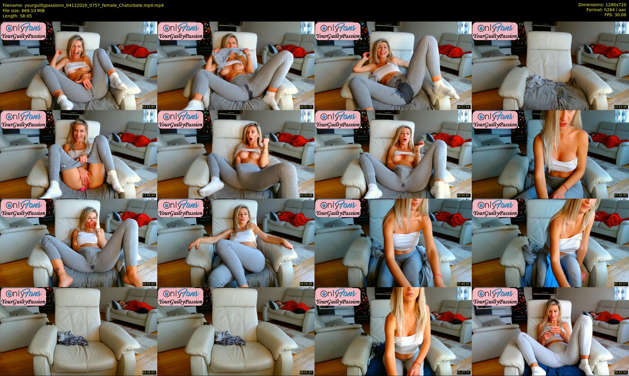 yourguiltypassionn — 59 minute Chaturbate female cam show recording, 720p, Dec 4, 2020