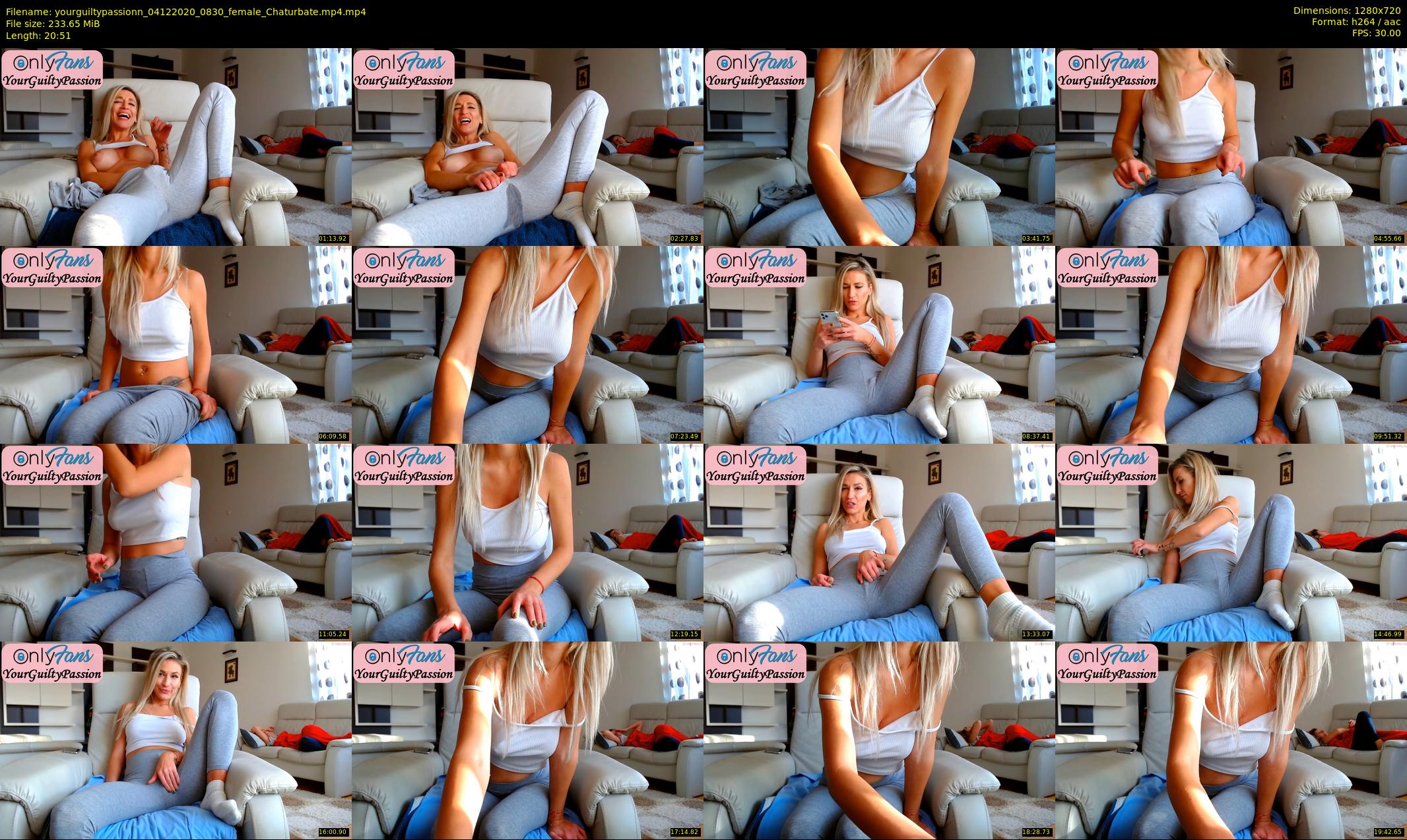 yourguiltypassionn — 21 minute Chaturbate female cam show recording, 720p, Dec 4, 2020