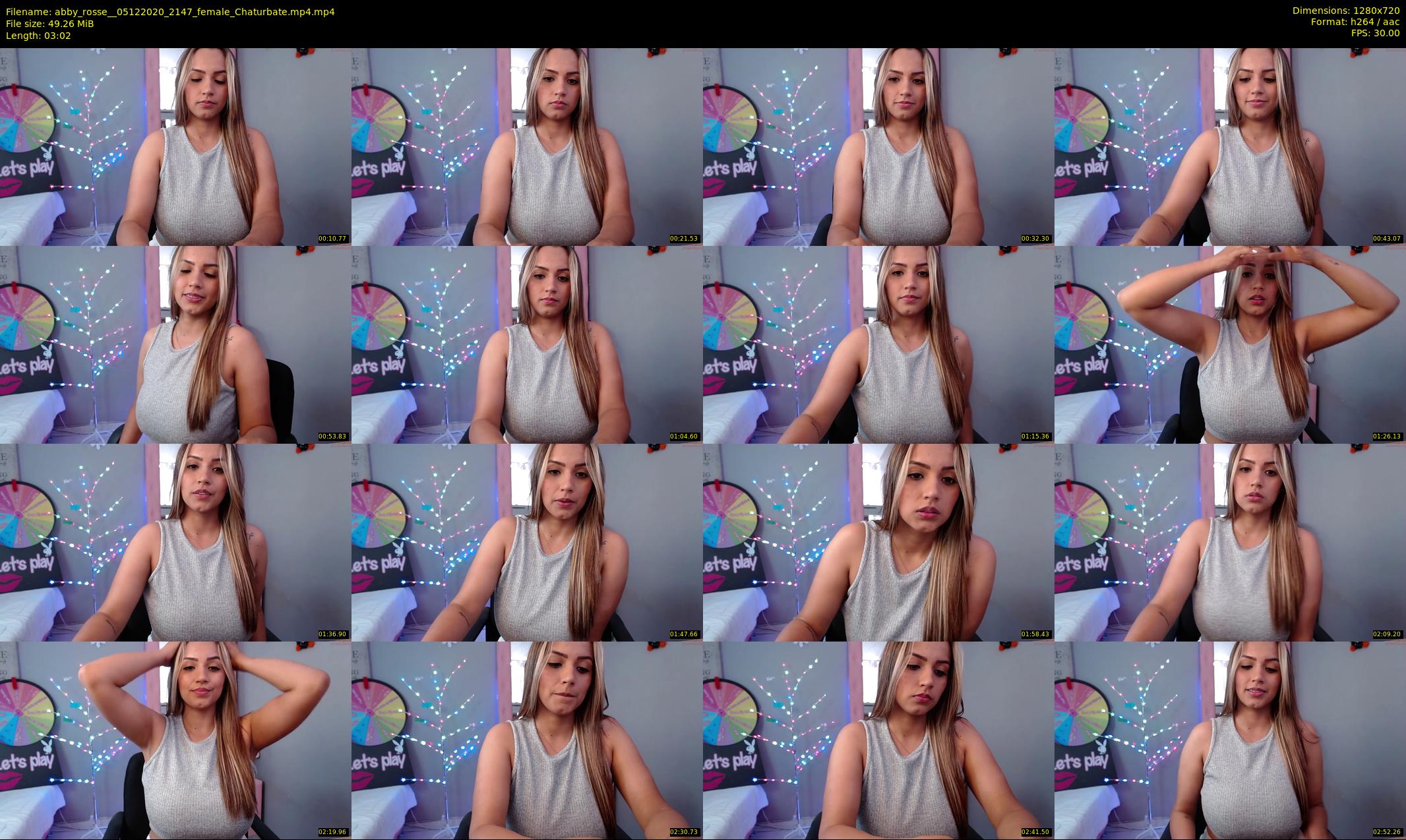 abby_rosse_ — 4 minute Chaturbate female cam show recording, 720p, Dec 5, 2020